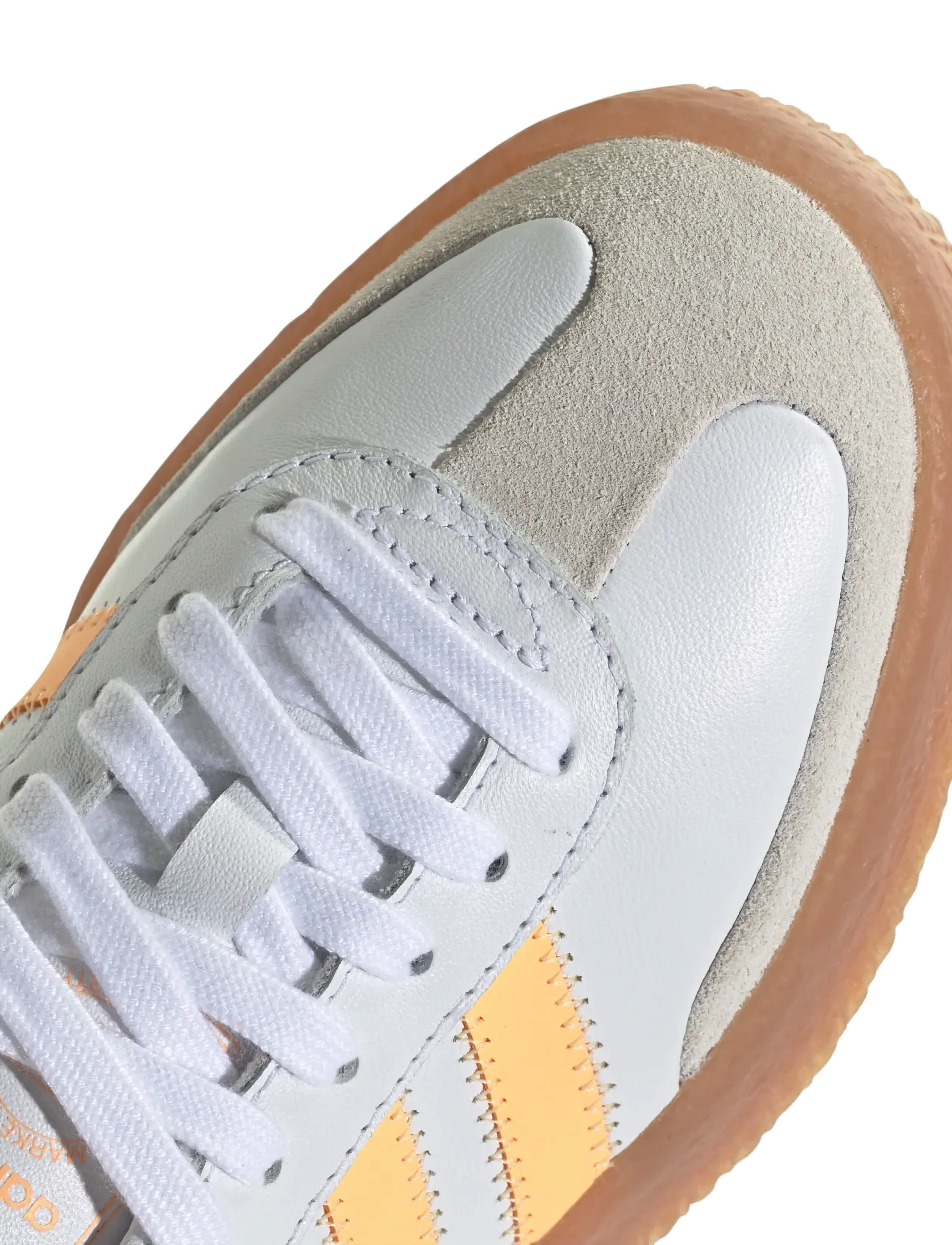 adidas Originals - SAMBAE J - lave sneakers - ftwwht/aciora/goldmt - 5