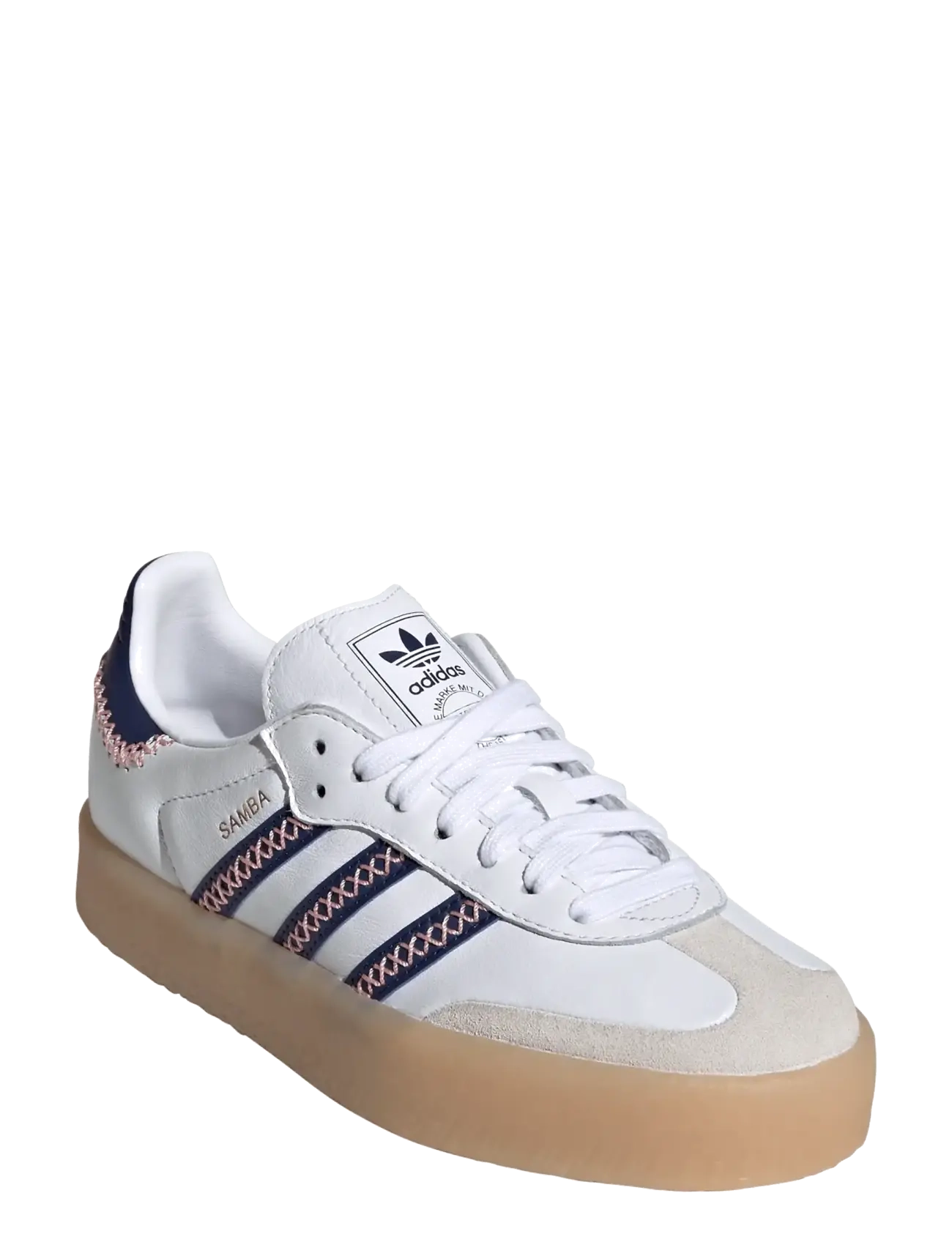 adidas Originals SAMBAE J - Nyheder - FTWWHT/DKBLUE/GLOPNK / white