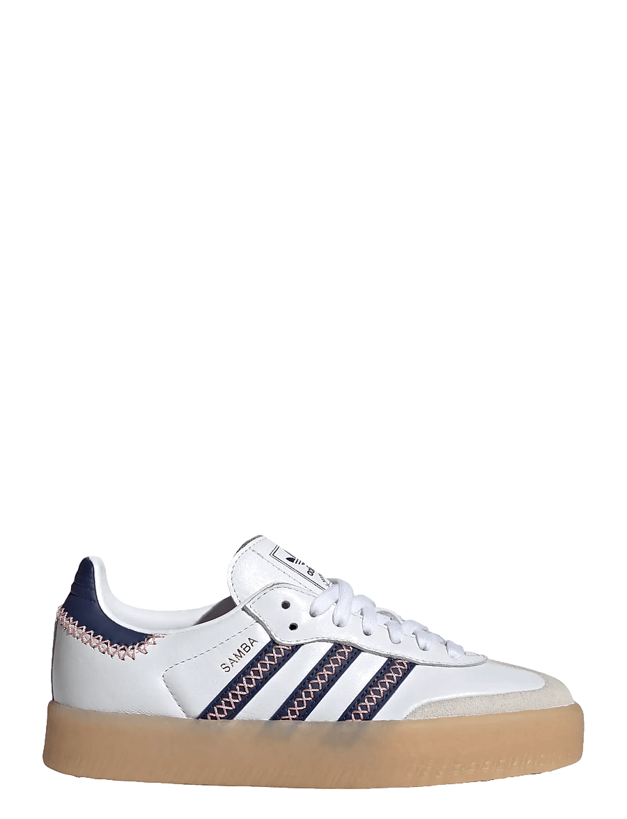 adidas Originals - SAMBAE J - lave sneakers - ftwwht/dkblue/glopnk - 1