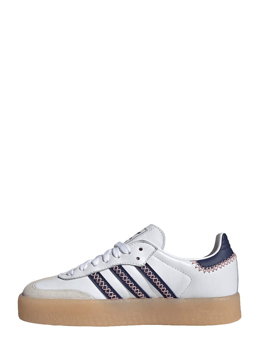 adidas Originals - SAMBAE J - lave sneakers - ftwwht/dkblue/glopnk - 2