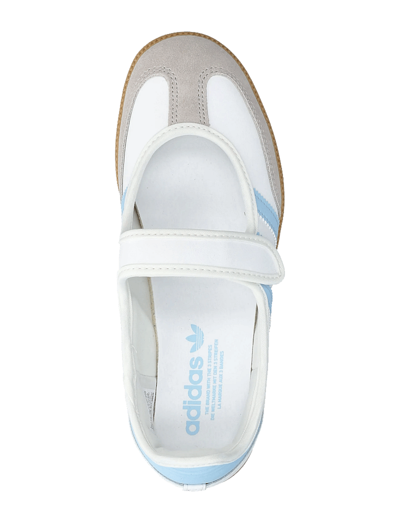 adidas Originals - SAMBA JANE J - niedriger schnitt - ftwwht/clesky/gum3 - 3