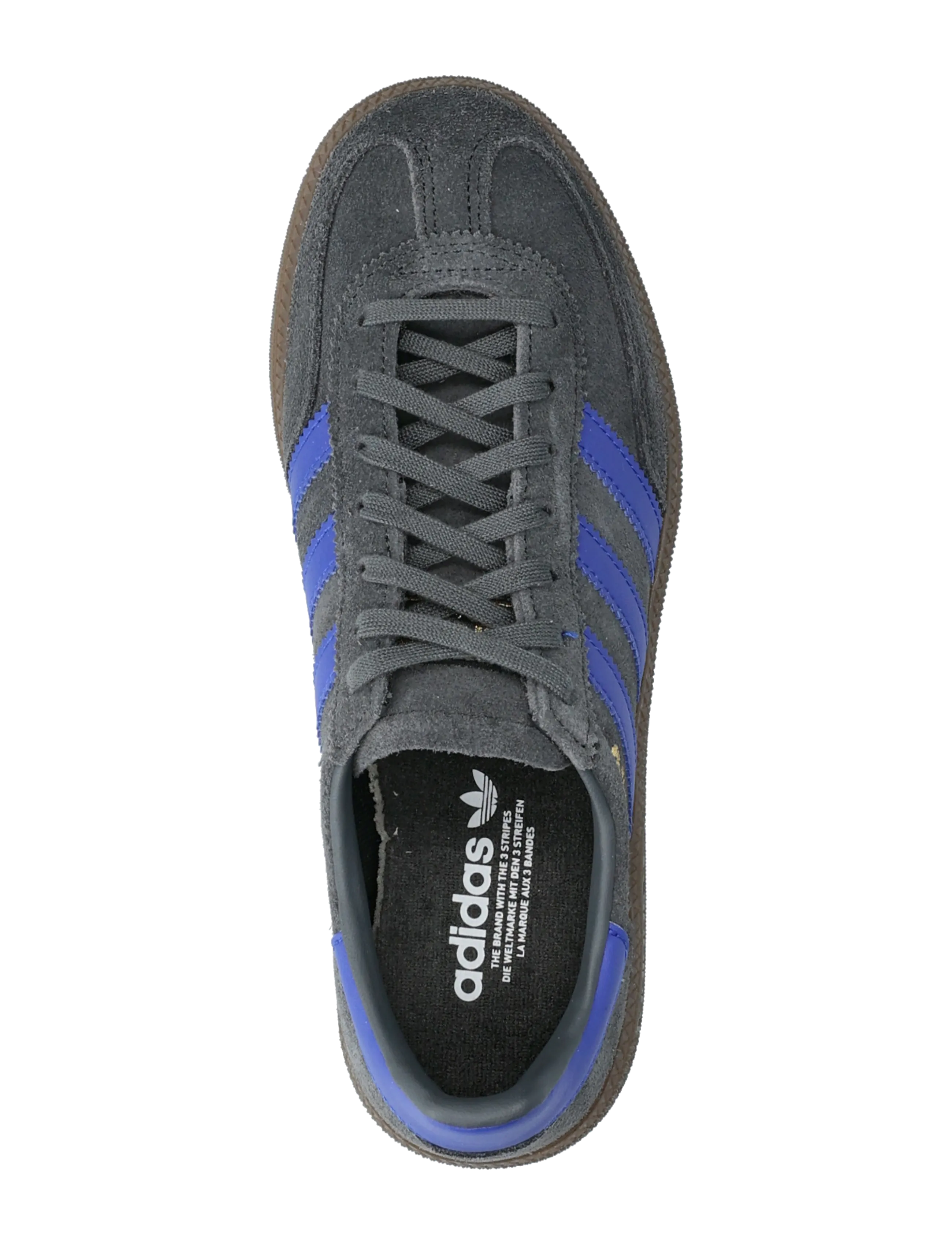adidas Originals - HANDBALL SPEZIAL J - baskets basses - carbon/lucblu/gum5 - 3