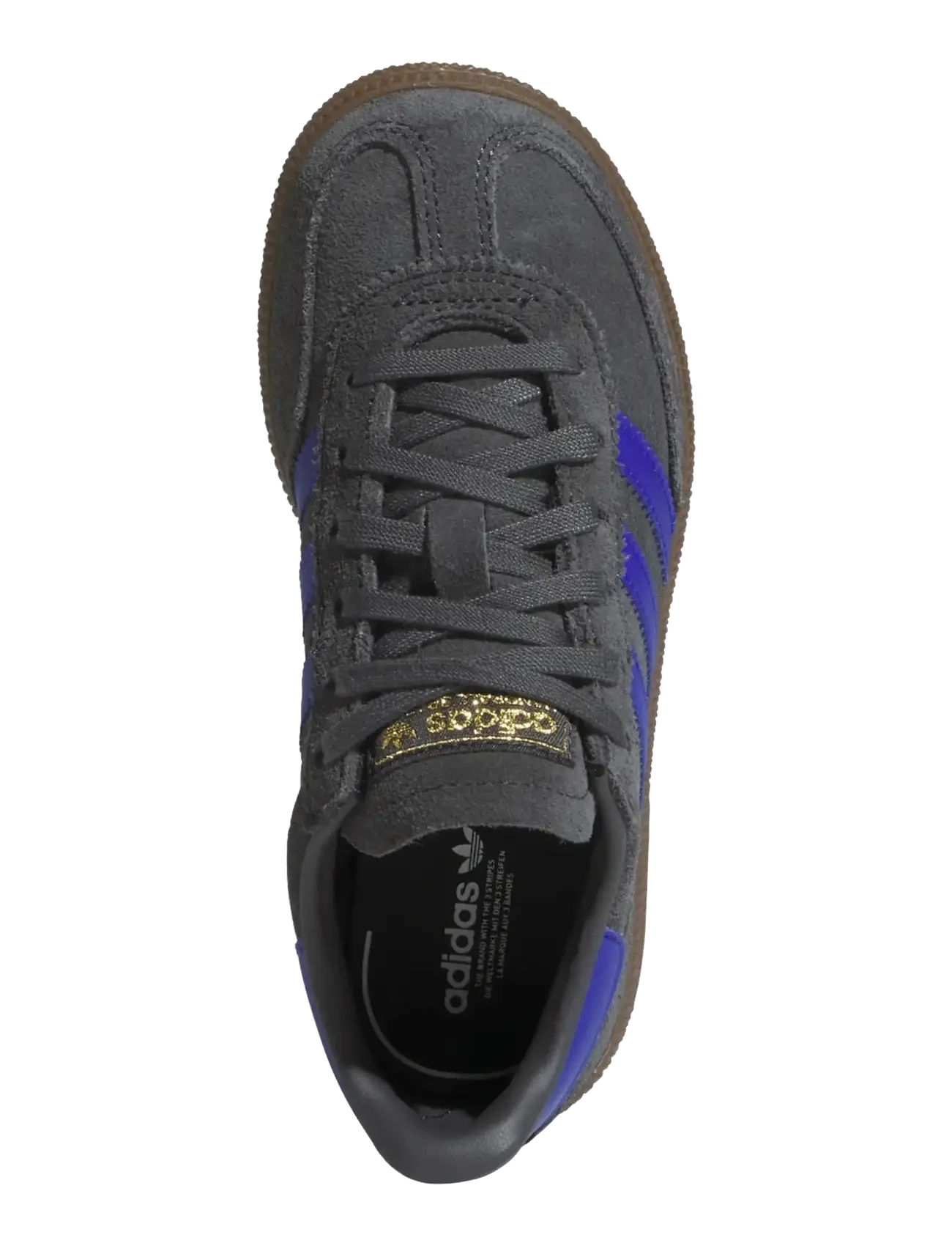 adidas Originals - HANDBALL SPEZIAL C - lave sneakers - carbon/lucblu/gum5 - 4
