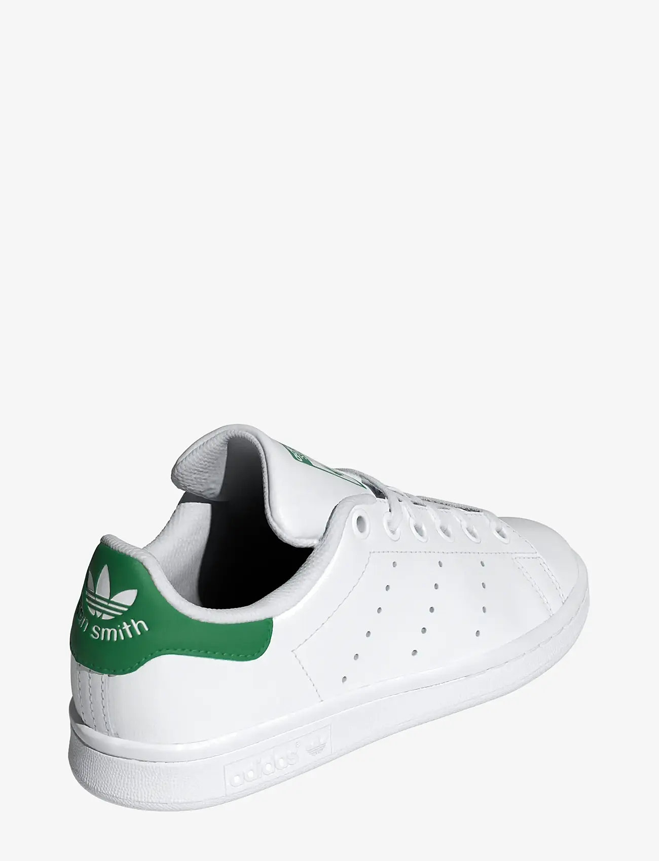 adidas Originals - STAN SMITH J - low-top sneakers - ftwwht/ftwwht/green - 3