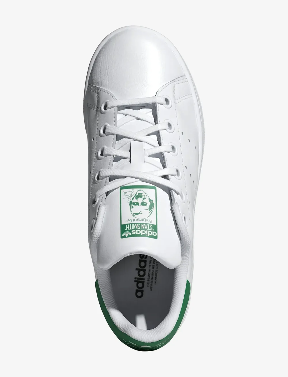 adidas Originals - STAN SMITH J - niedriger schnitt - ftwwht/ftwwht/green - 4