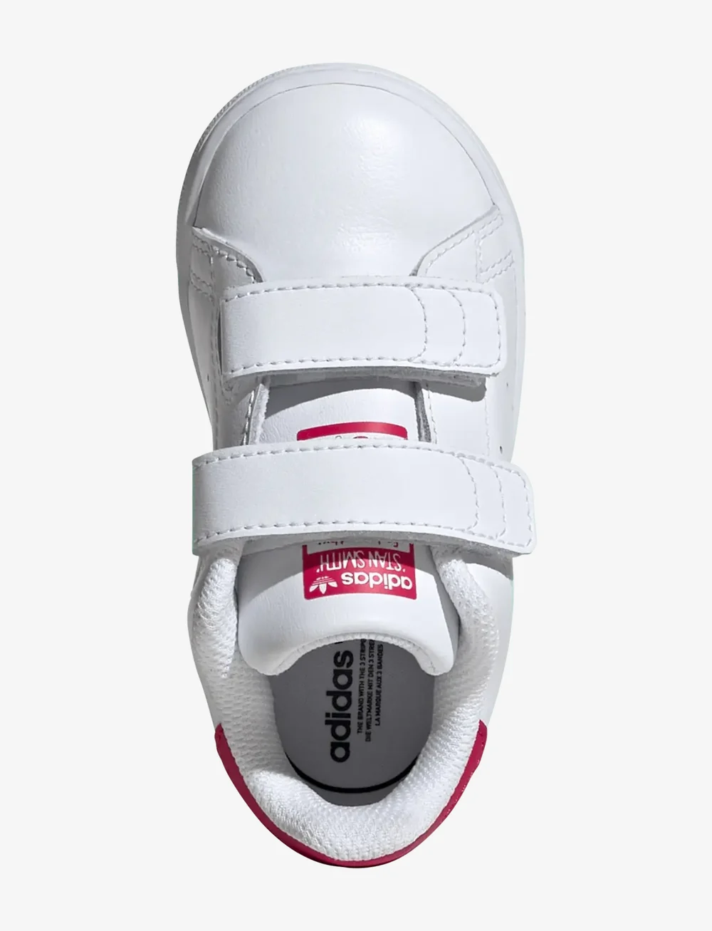 adidas Originals - STAN SMITH CF I - low-top sneakers - ftwwht/ftwwht/bopink - 4