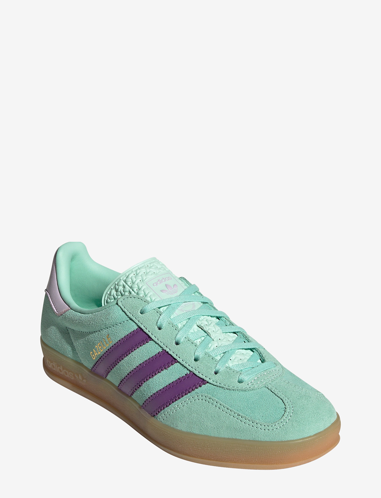 adidas Originals - GAZELLE INDOOR W - låga sneakers - clemin/actpur/icelav - 0