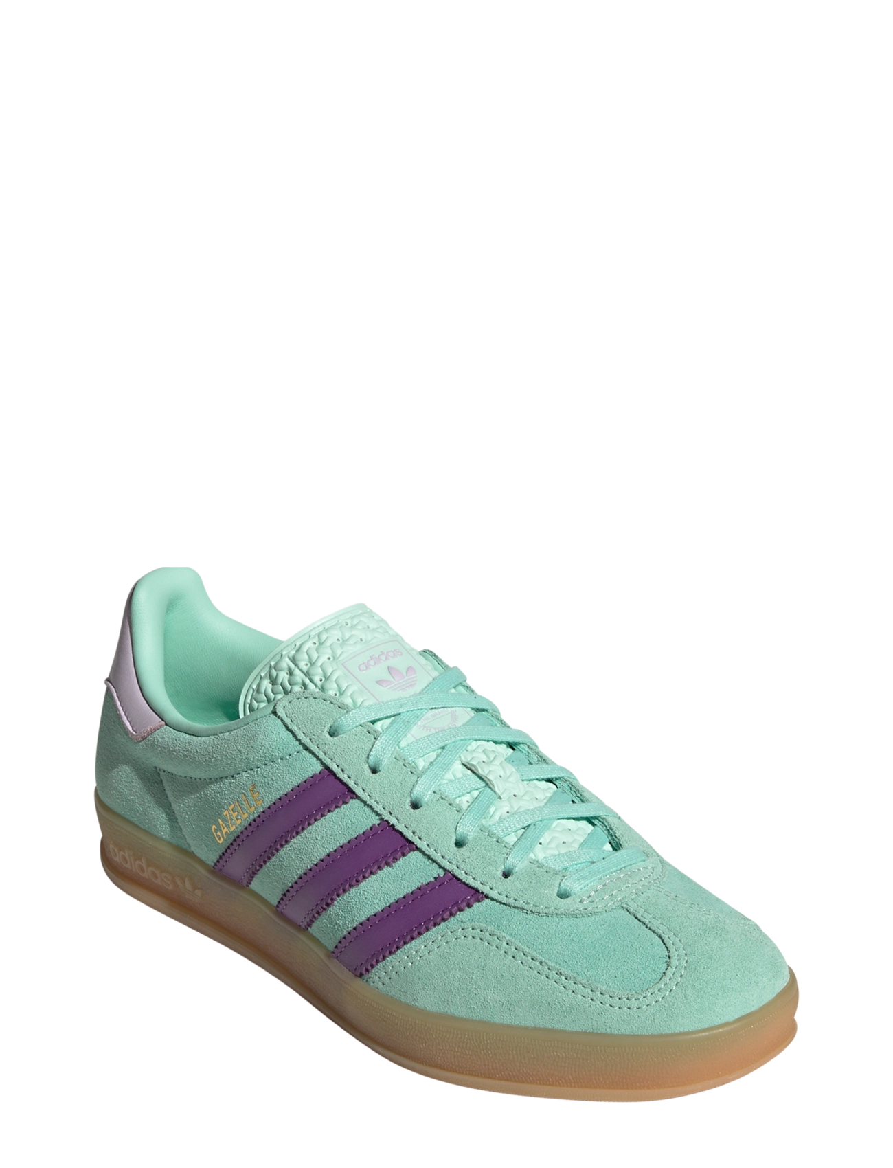 adidas Originals GAZELLE INDOOR W - adidas - CLEMIN/ACTPUR/ICELAV / green