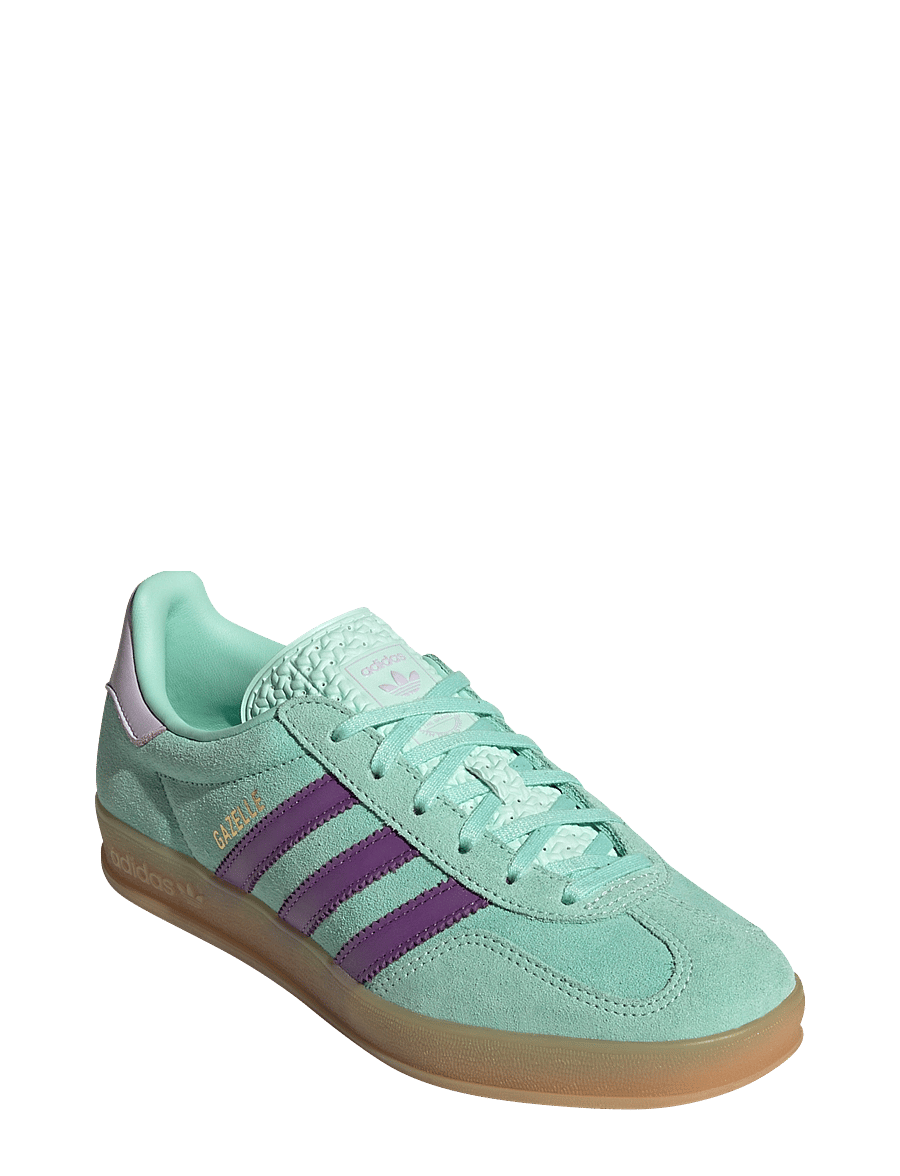 adidas Originals - GAZELLE INDOOR W - niedrige sneakers - clemin/actpur/icelav - 0