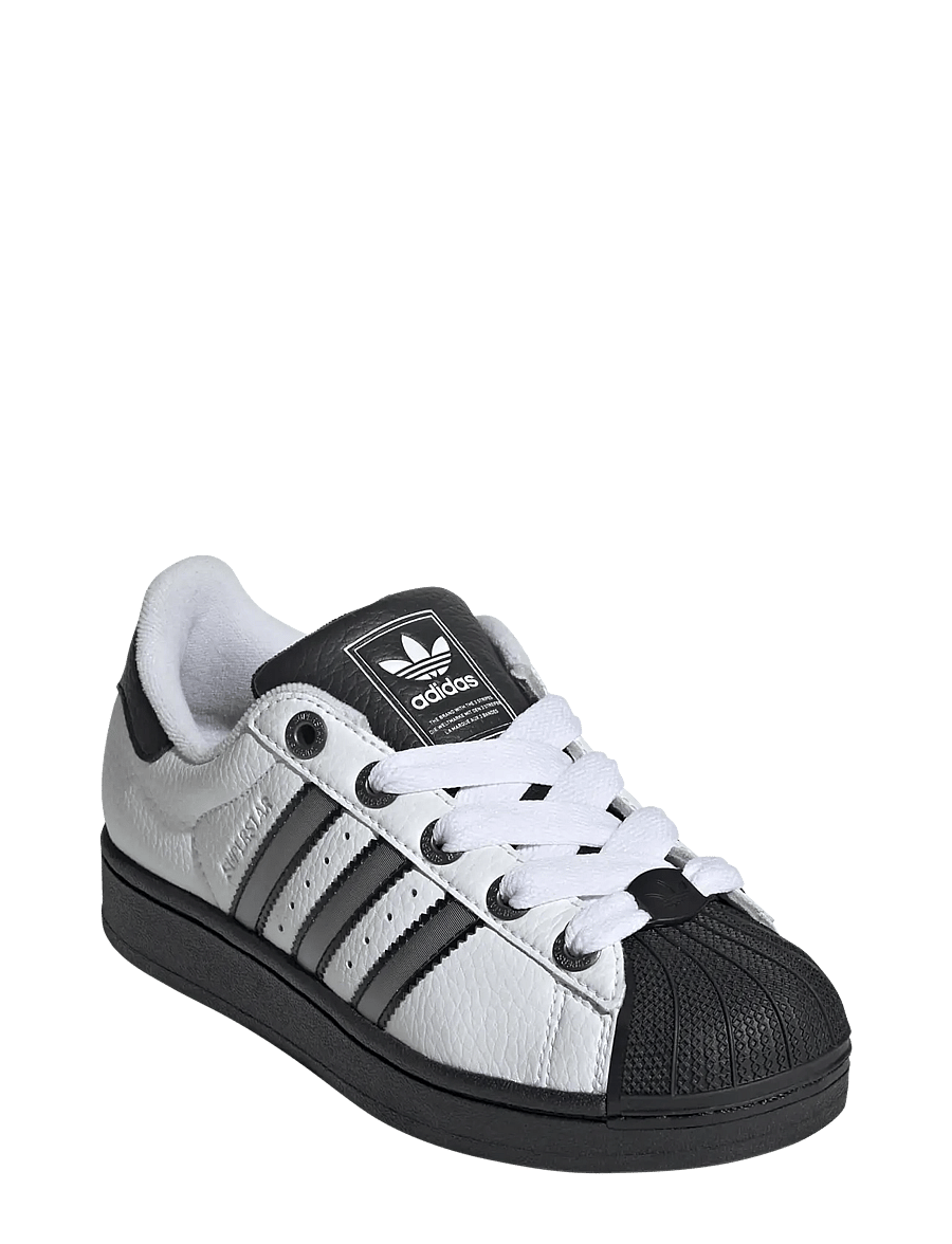adidas Originals - SUPERSTAR II J - niedriger schnitt - ftwwht/msilve/cblack - 0