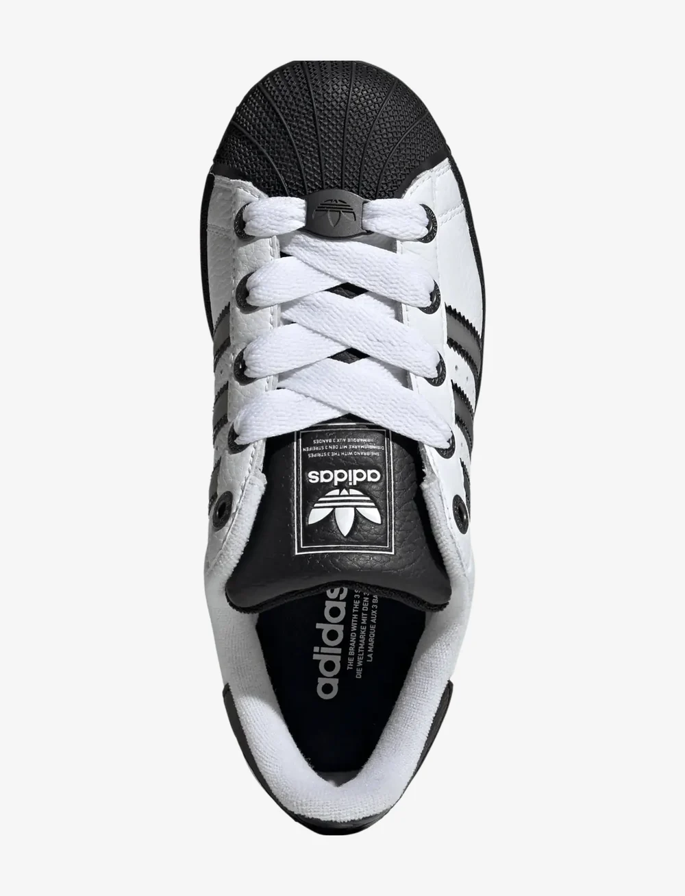 adidas Originals - SUPERSTAR II J - låga sneakers - ftwwht/msilve/cblack - 4