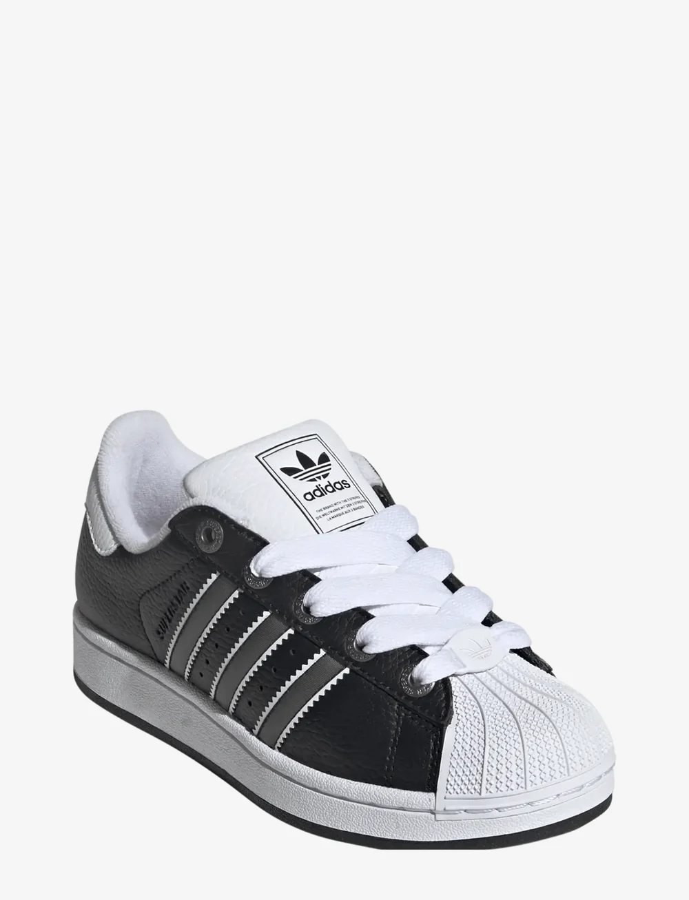 adidas Originals - SUPERSTAR II J - låga sneakers - cblack/msilve/ftwwht - 0