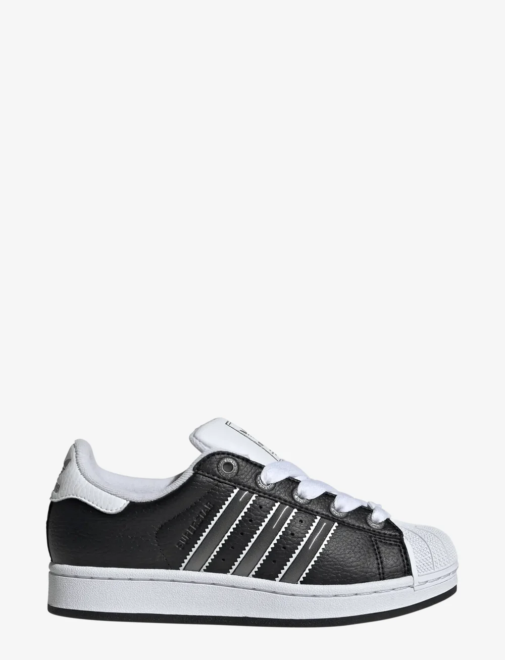 adidas Originals - SUPERSTAR II J - låga sneakers - cblack/msilve/ftwwht - 1