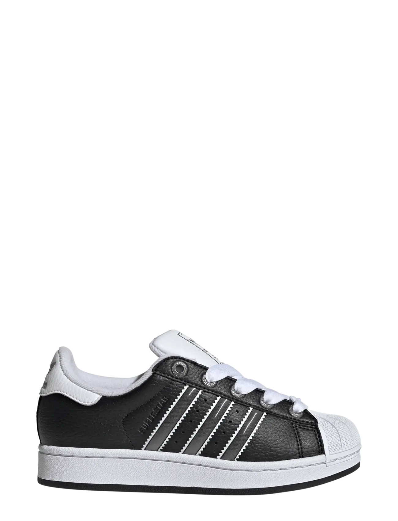adidas Originals - SUPERSTAR II J - lágir strigaskór - cblack/msilve/ftwwht - 1