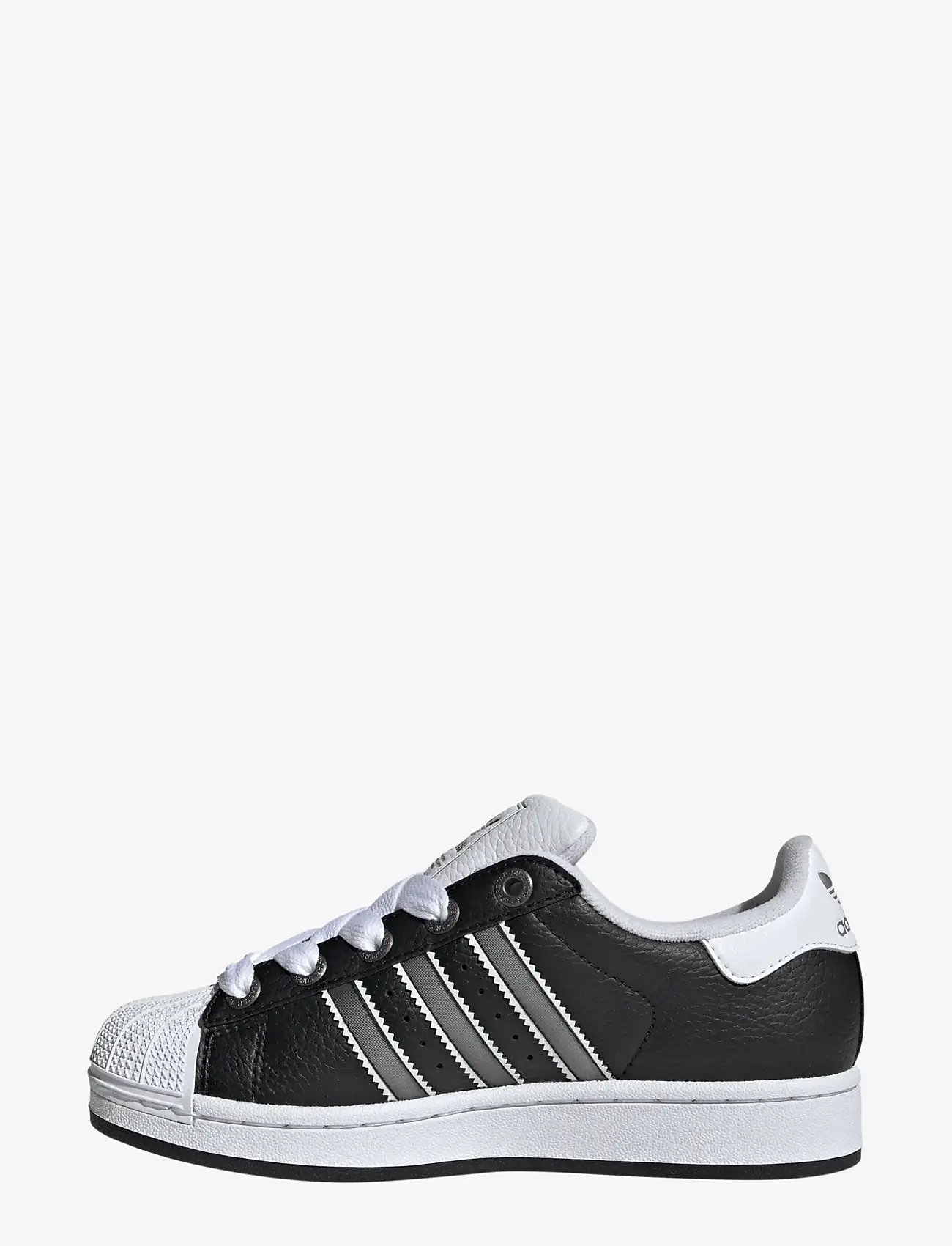 adidas Originals - SUPERSTAR II J - kõrge säärega tossud - cblack/msilve/ftwwht - 2