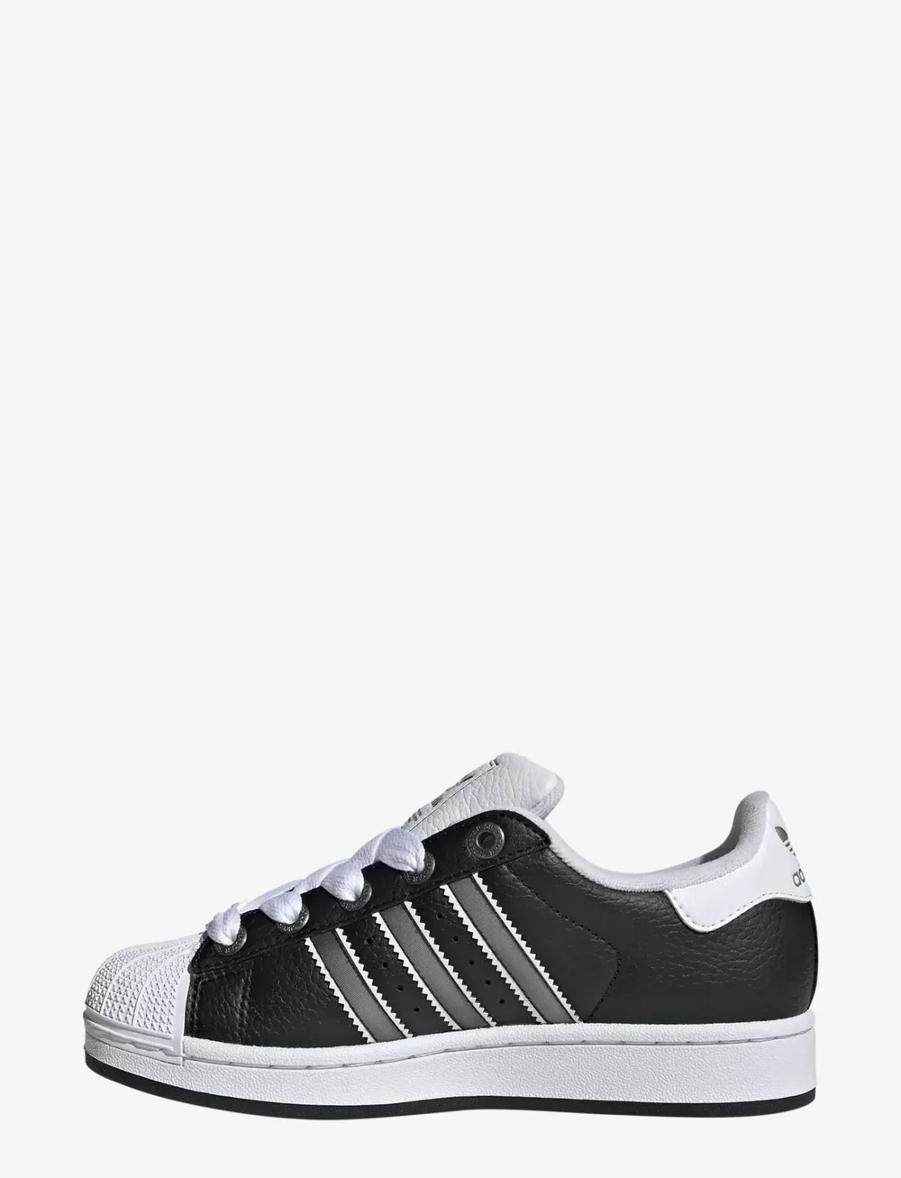 adidas Originals - SUPERSTAR II J - låga sneakers - cblack/msilve/ftwwht - 2