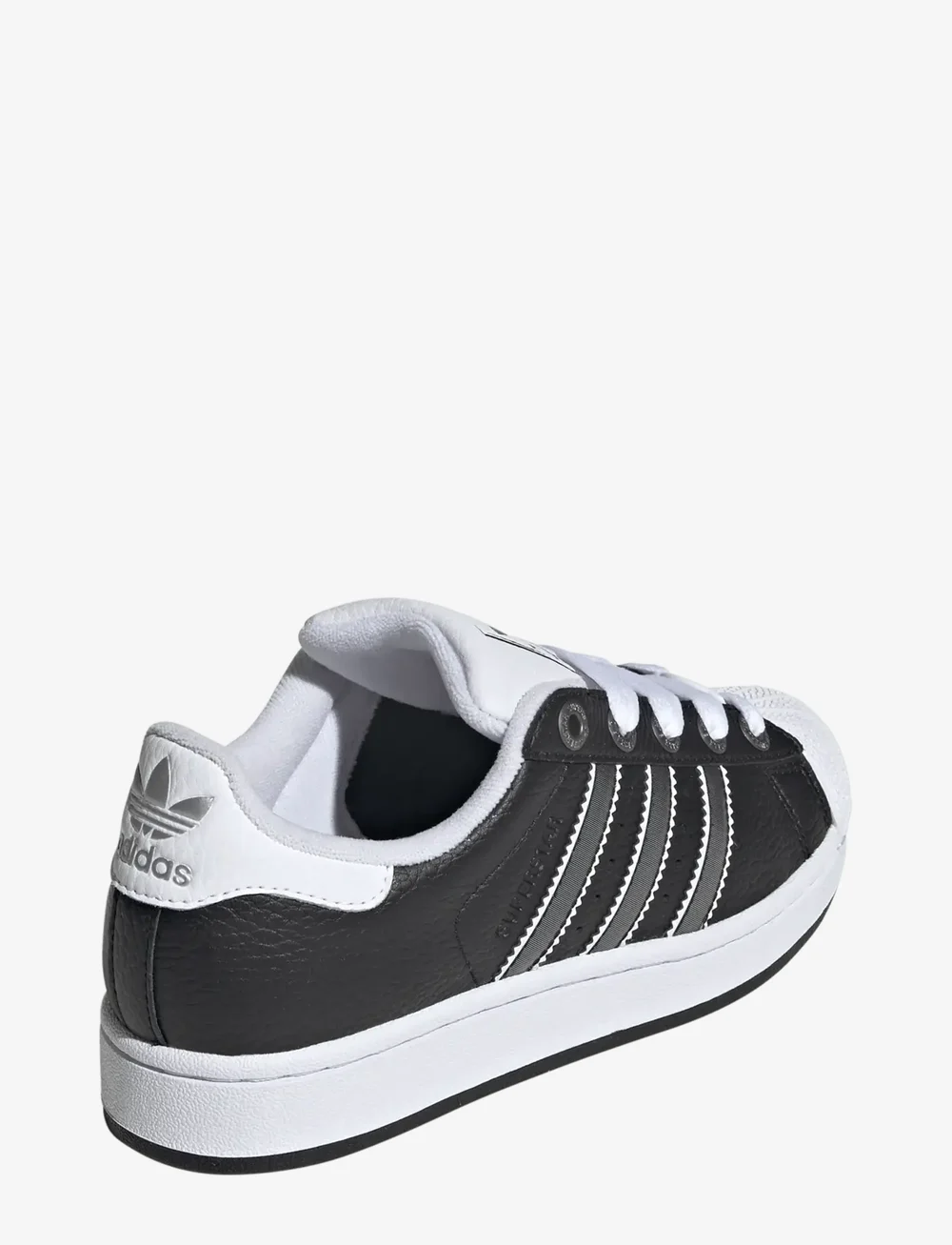 adidas Originals - SUPERSTAR II J - låga sneakers - cblack/msilve/ftwwht - 3