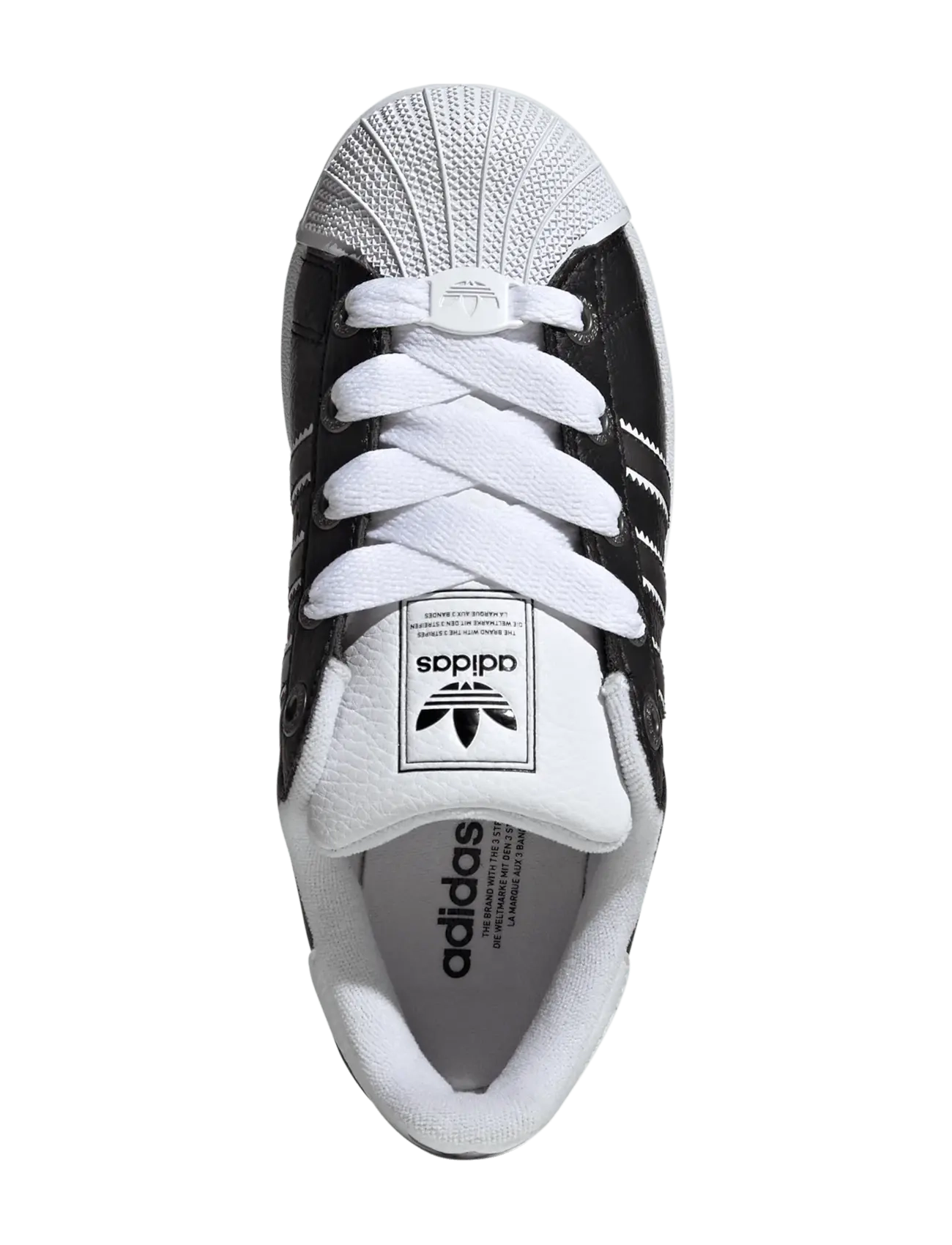 adidas Originals - SUPERSTAR II J - lágir strigaskór - cblack/msilve/ftwwht - 4