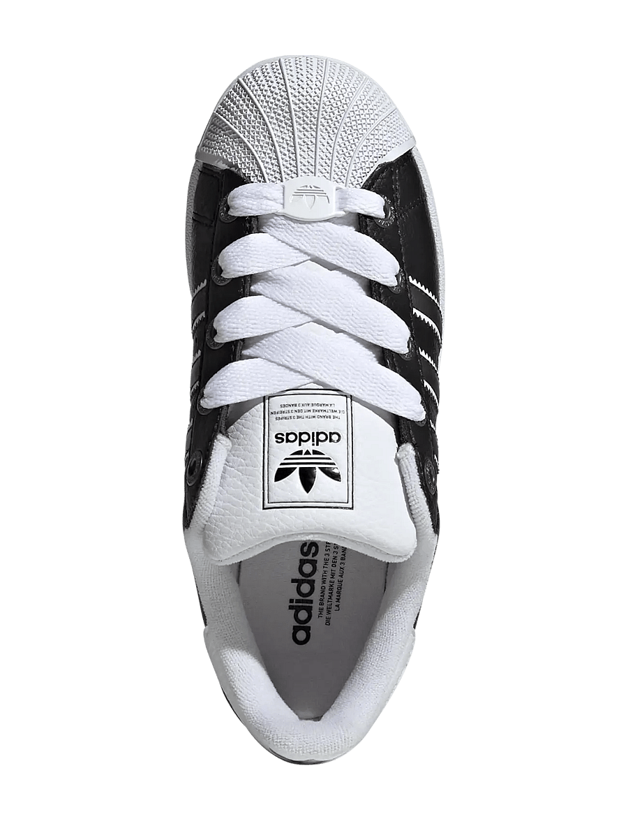 adidas Originals - SUPERSTAR II J - lágir strigaskór - cblack/msilve/ftwwht - 4