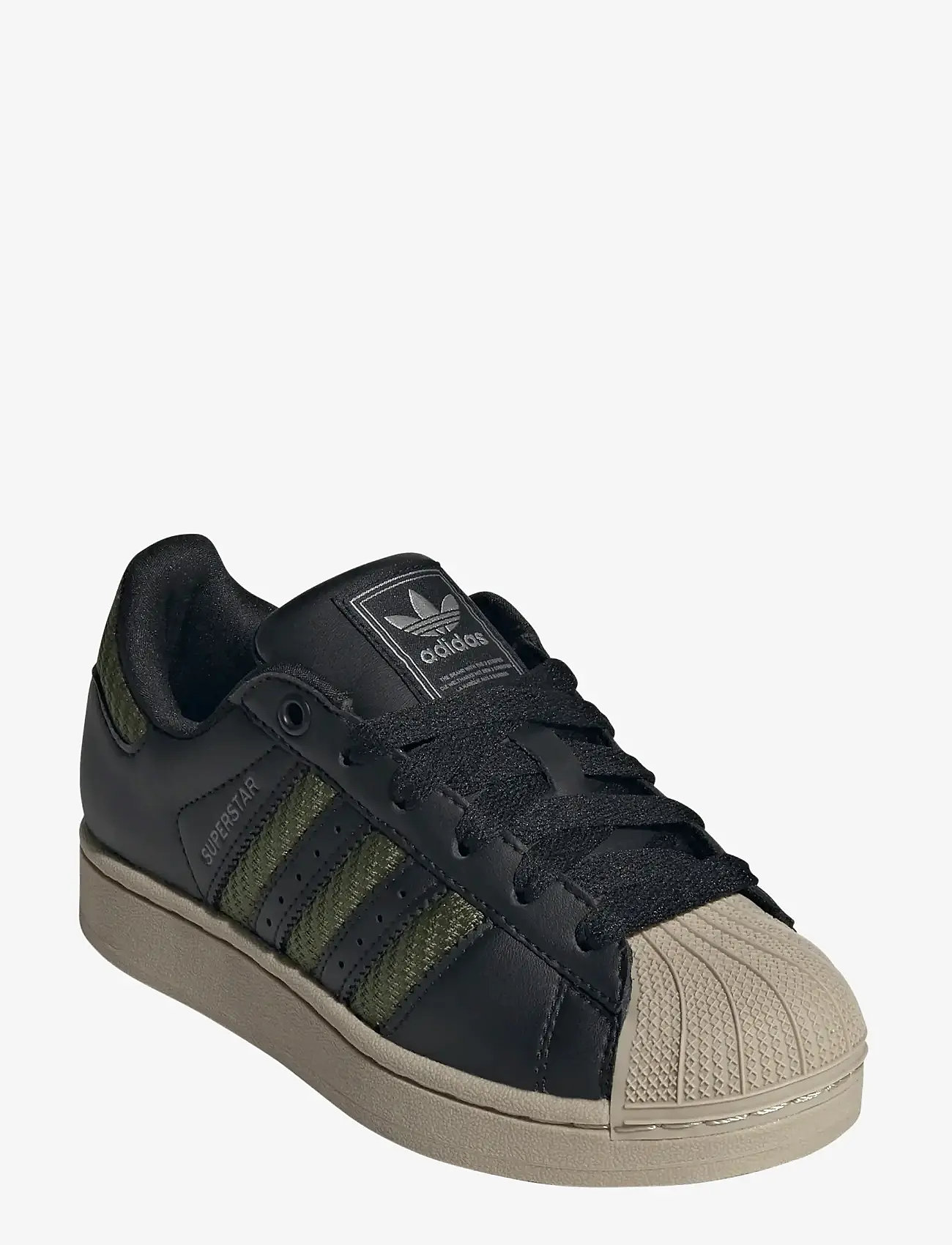 adidas Originals - SUPERSTAR II J - låga sneakers - cblack/tecoli/wonbei - 0