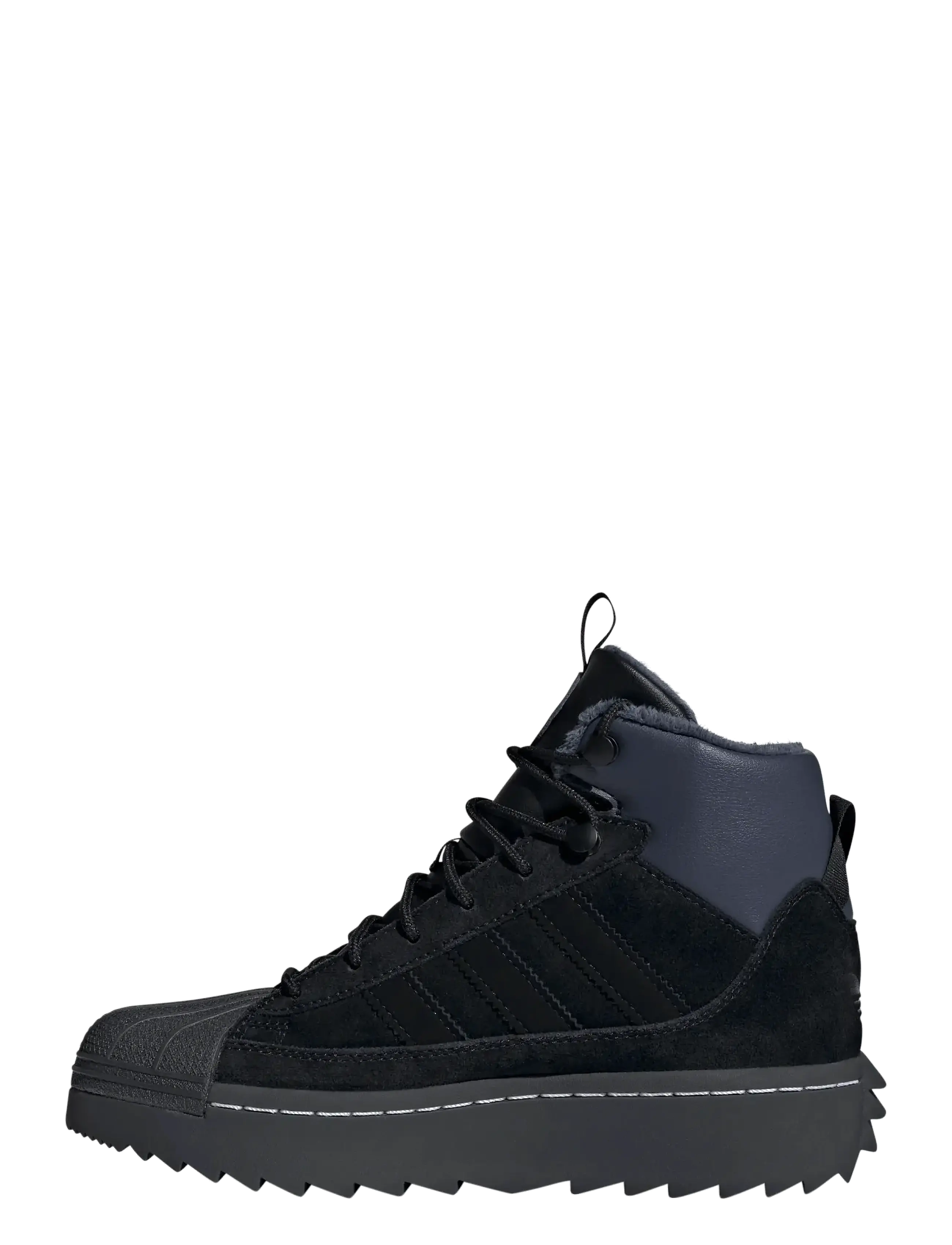adidas Originals - SUPERSTAR WINTER TREK J - sko - cblack/cblack/carbon - 2