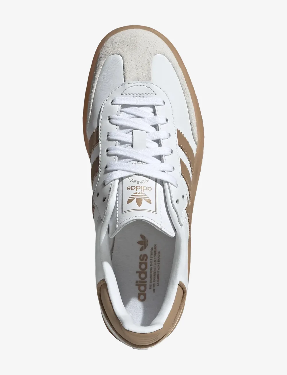 adidas Originals - SAMBAE W - niedrige sneakers - ftwwht/owhite/cardbo - 4