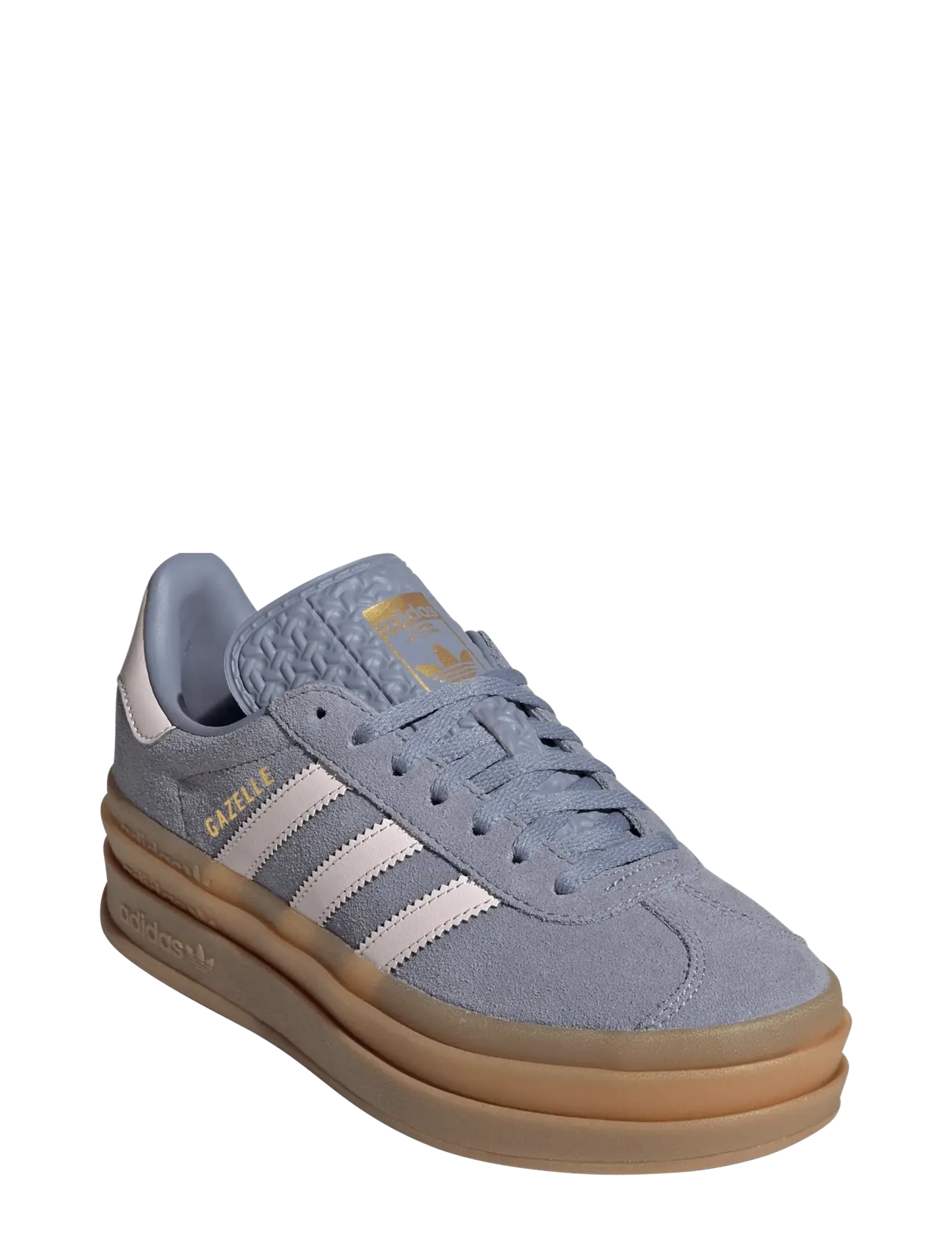 adidas Originals GAZELLE BOLD J - Sneakers - SILVIO/ALMPNK/GUM1 / blue