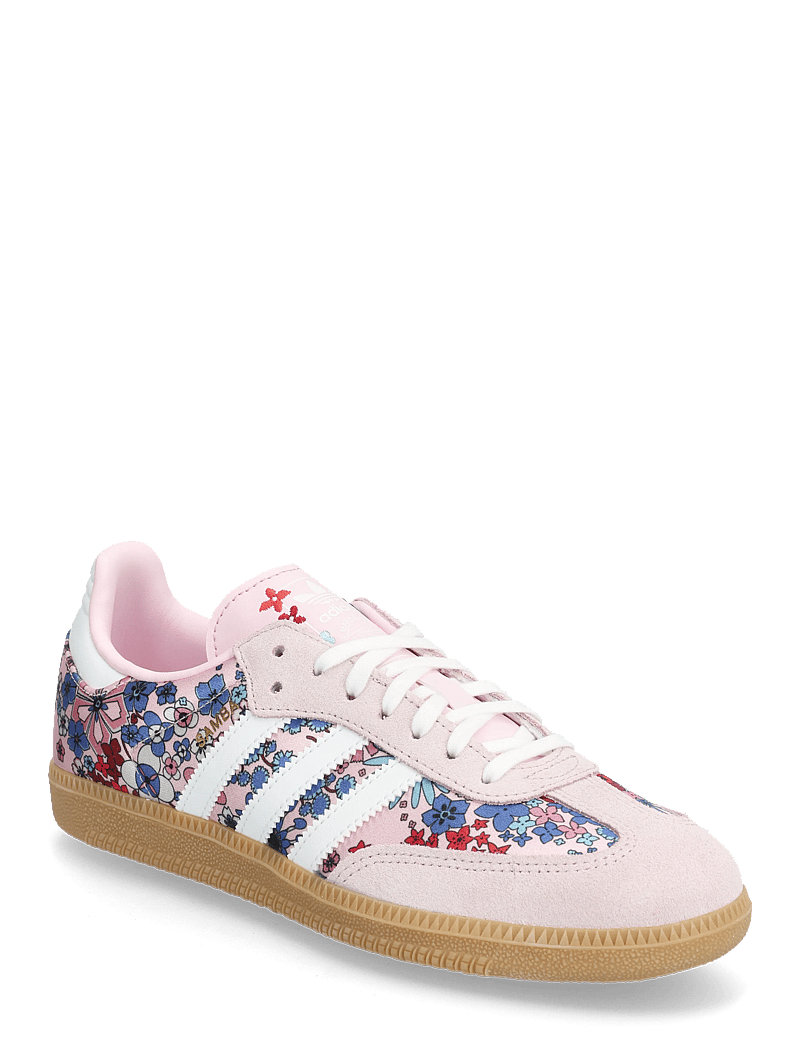 adidas Originals - SAMBA OG J - niedriger schnitt - clpink/ftwwht/gum3 - 0