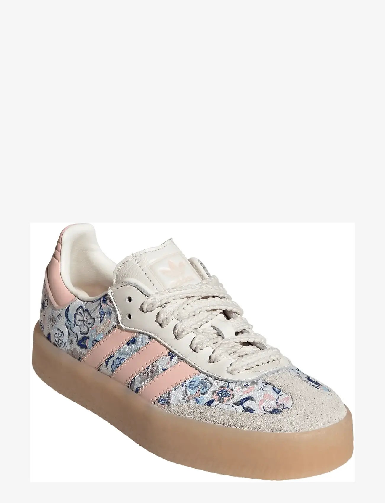 adidas Originals - SAMBAE J - niedriger schnitt - owhite/blupnk/gum3 - 0