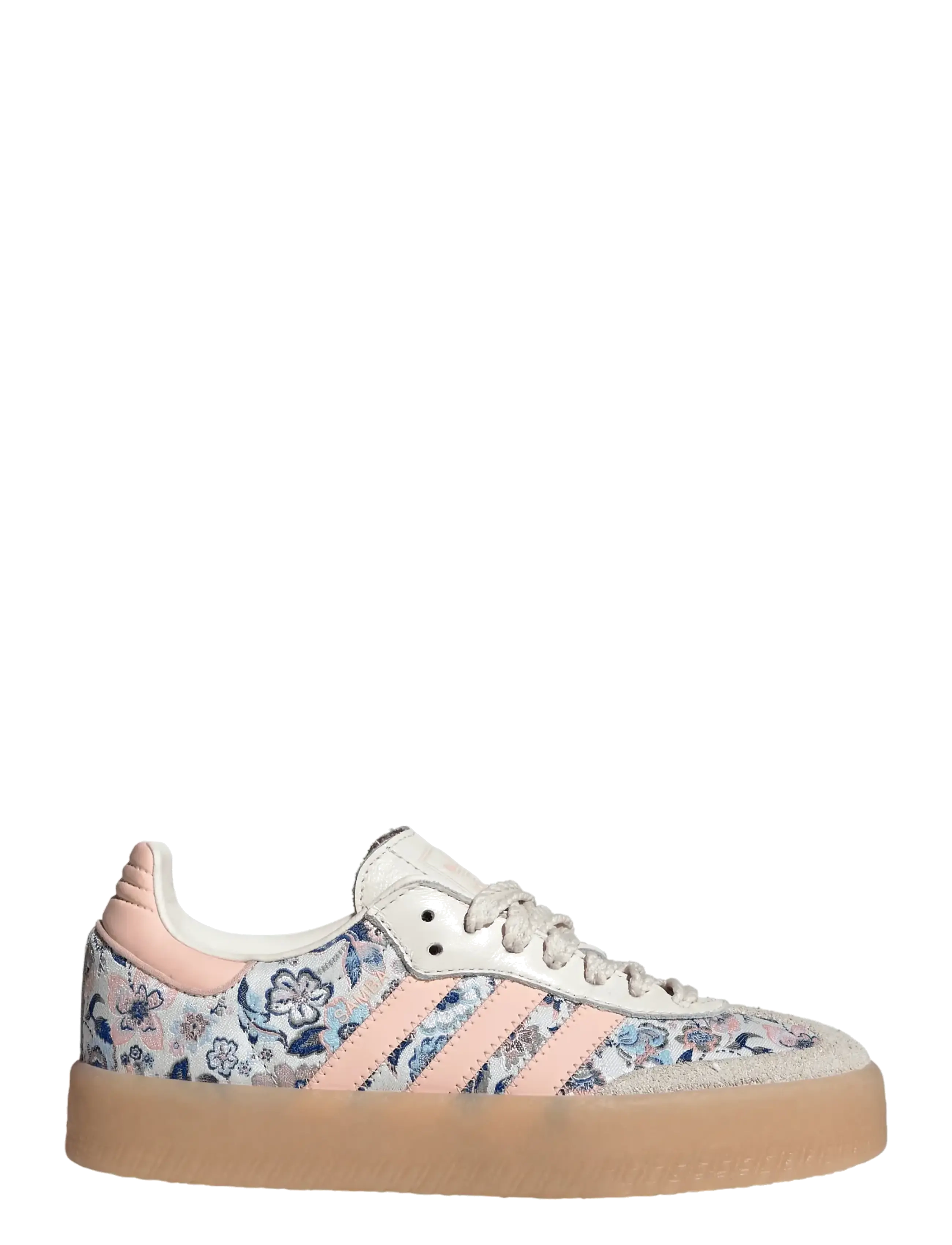 adidas Originals - SAMBAE J - laag sneakers - owhite/blupnk/gum3 - 1
