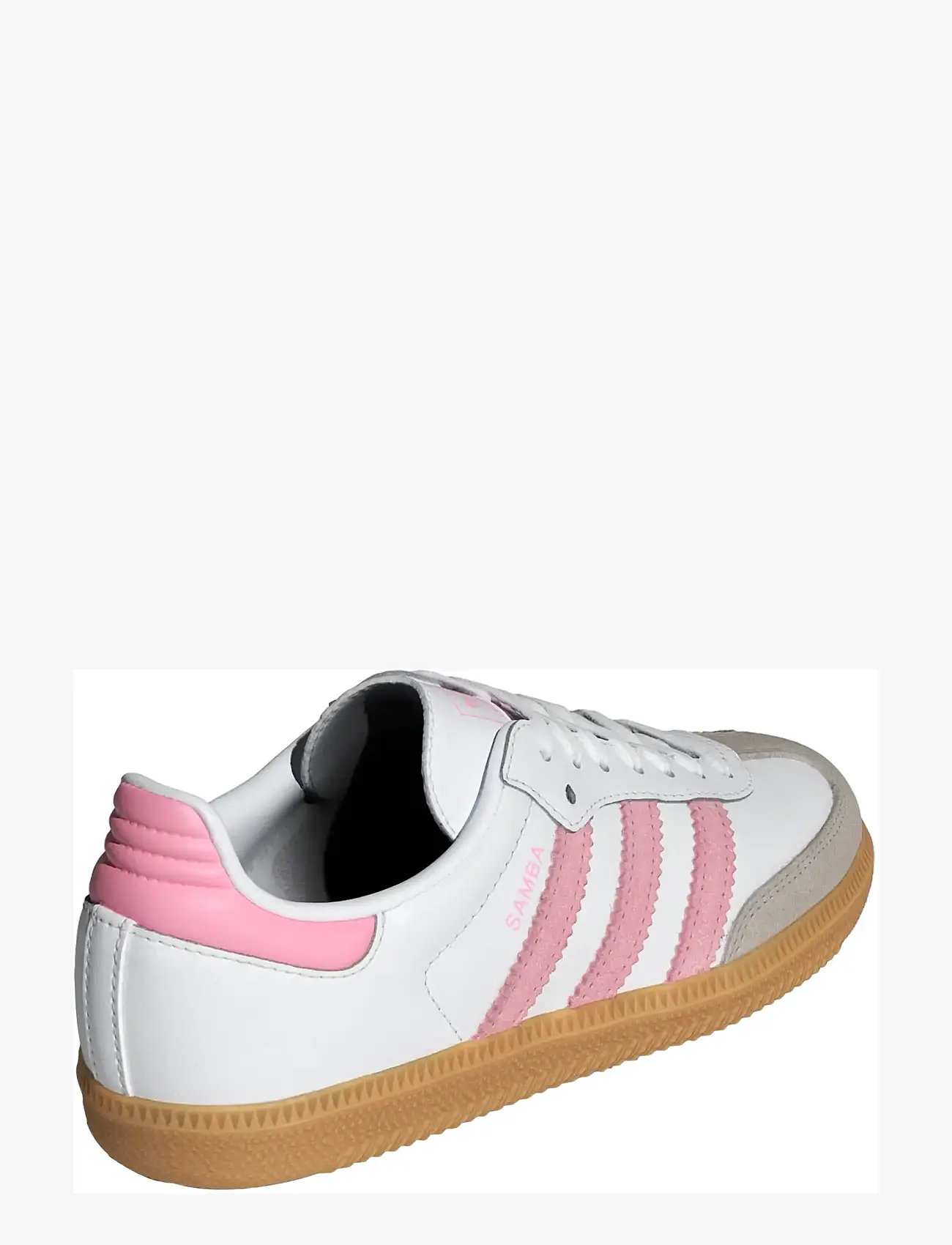 adidas Originals - SAMBA OG J - lave sneakers - ftwwht/ltpink/gum3 - 3