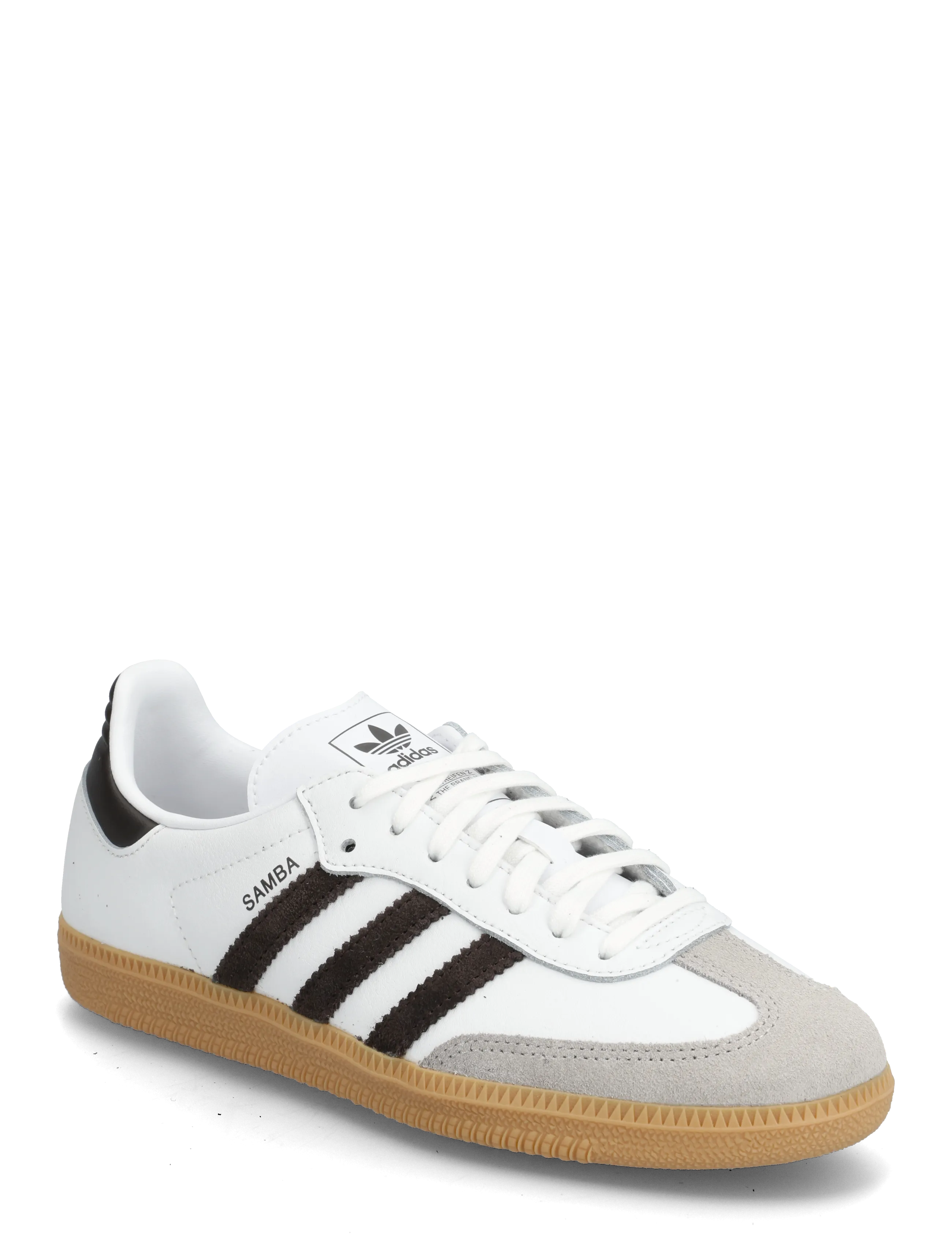 adidas Originals SAMBA OG J - Schuhe - FTWWHT/AUCO/GUM3 / white