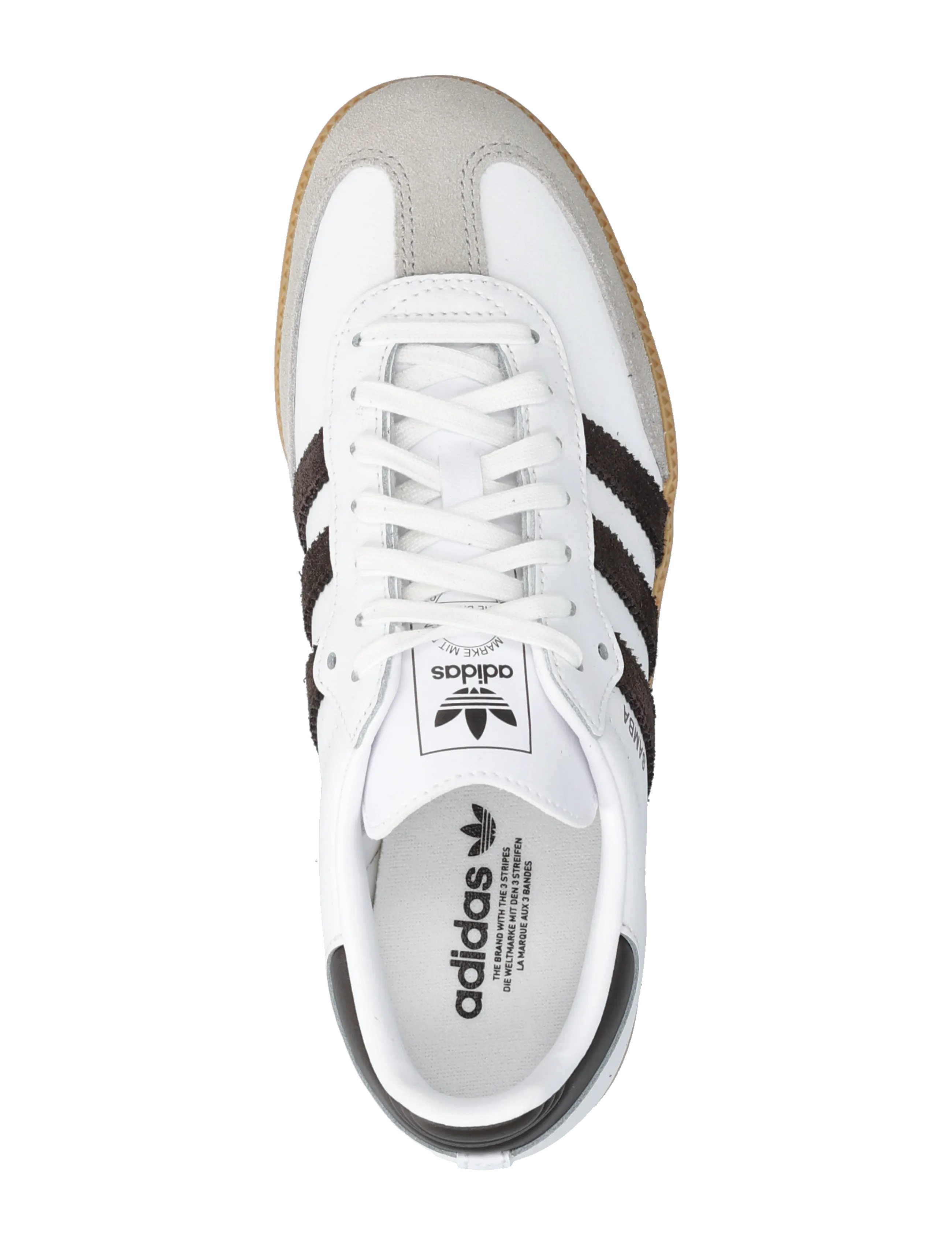 adidas Originals - SAMBA OG J - kõrge säärega tossud - ftwwht/auco/gum3 - 3