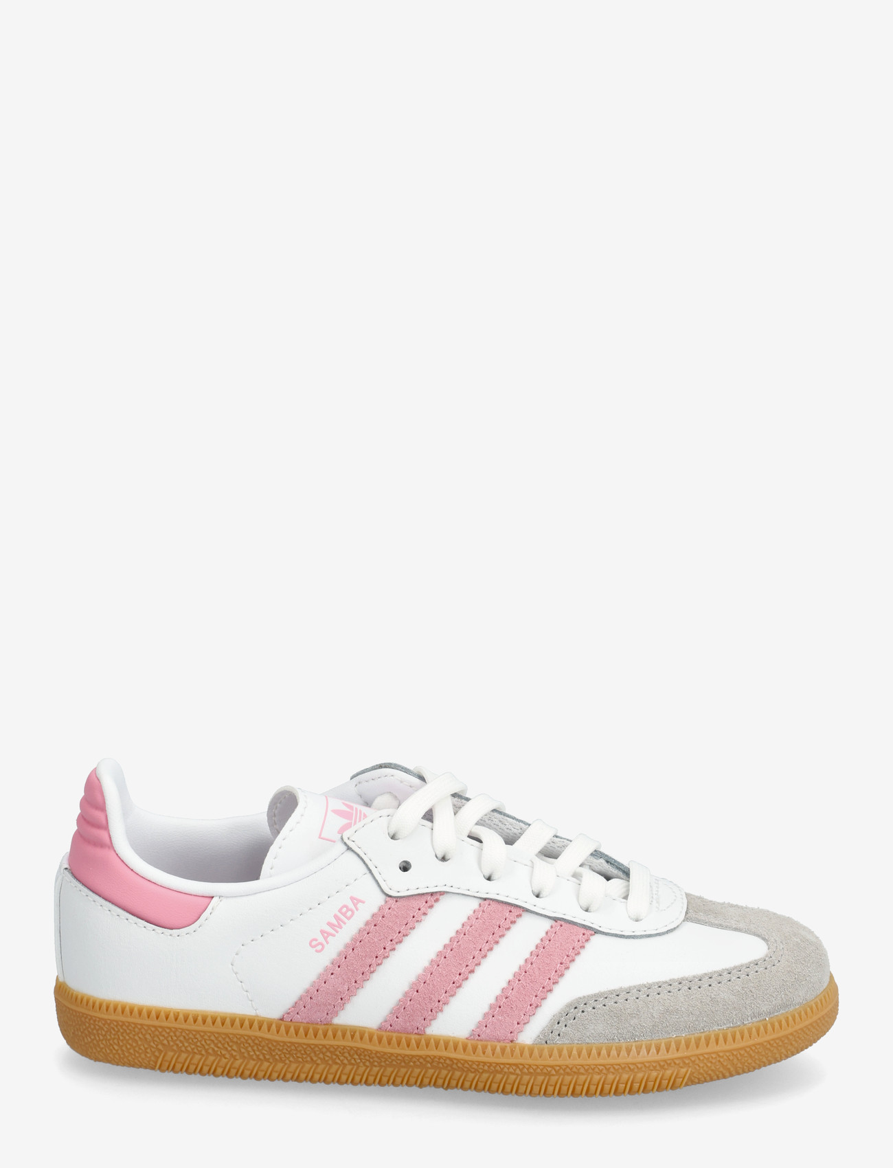 adidas Originals - SAMBA OG C - low-top sneakers - ftwwht/ltpink/gum3 - 1
