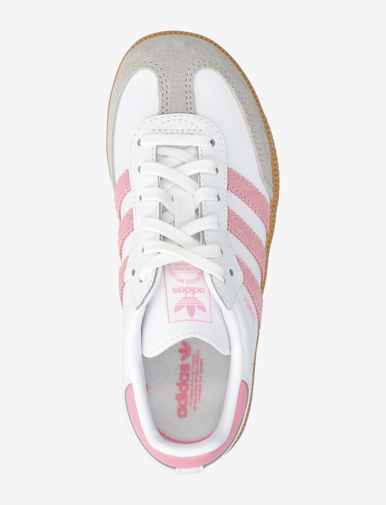 adidas Originals - SAMBA OG C - low-top sneakers - ftwwht/ltpink/gum3 - 3