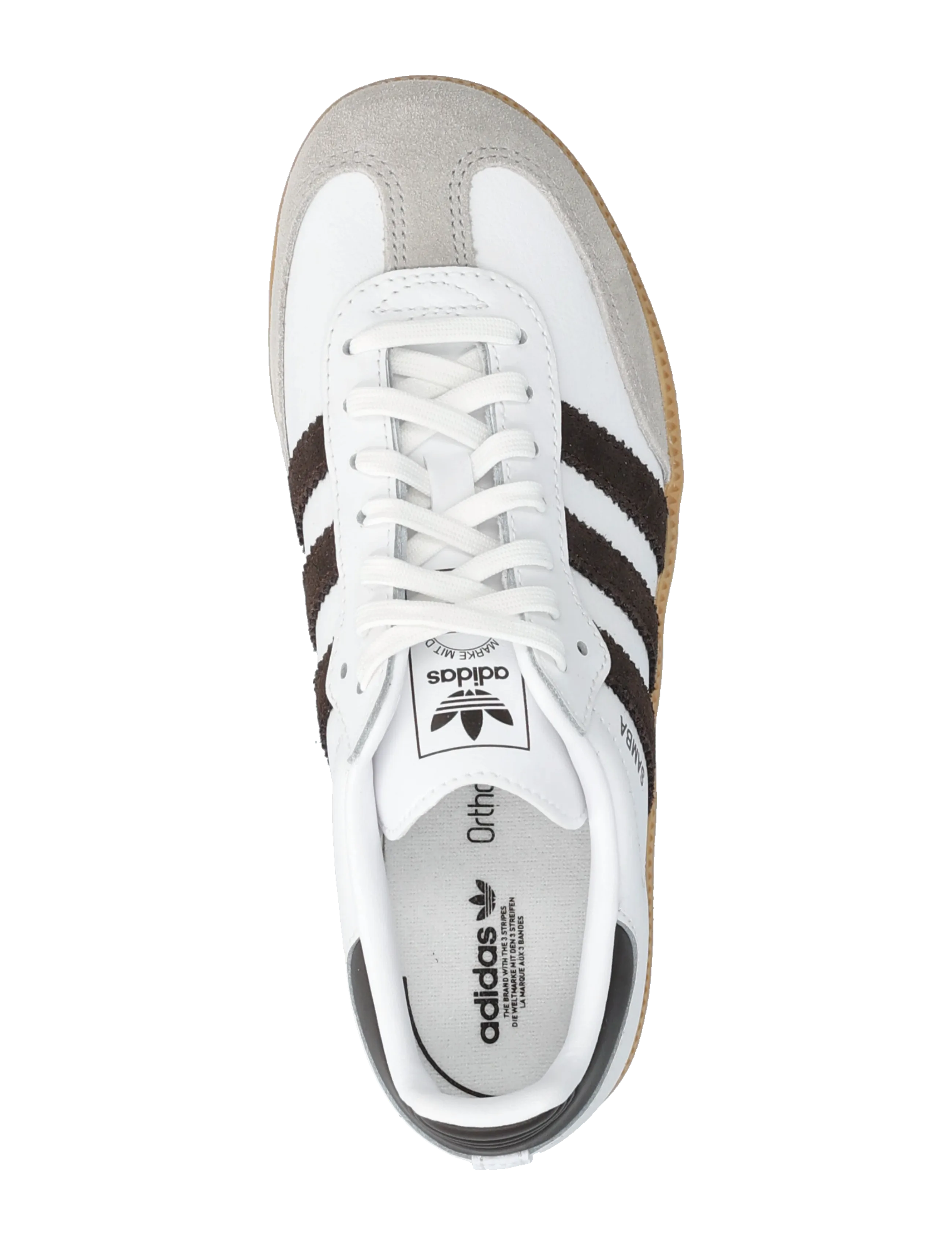 adidas Originals - SAMBA OG C - kõrge säärega tossud - ftwwht/auco/gum3 - 3