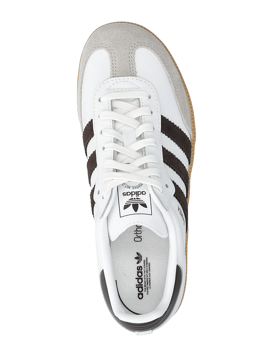 adidas Originals - SAMBA OG C - low-top sneakers - ftwwht/auco/gum3 - 3