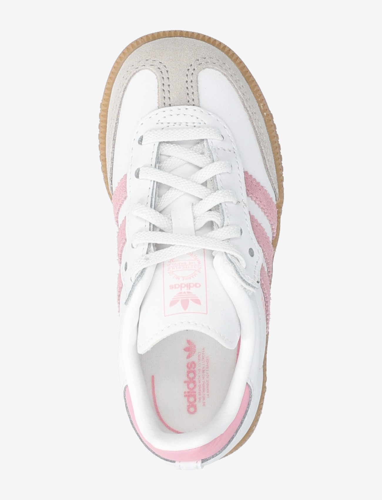 adidas Originals - SAMBA OG CF EL I - låga sneakers - ftwwht/ltpink/gum3 - 3