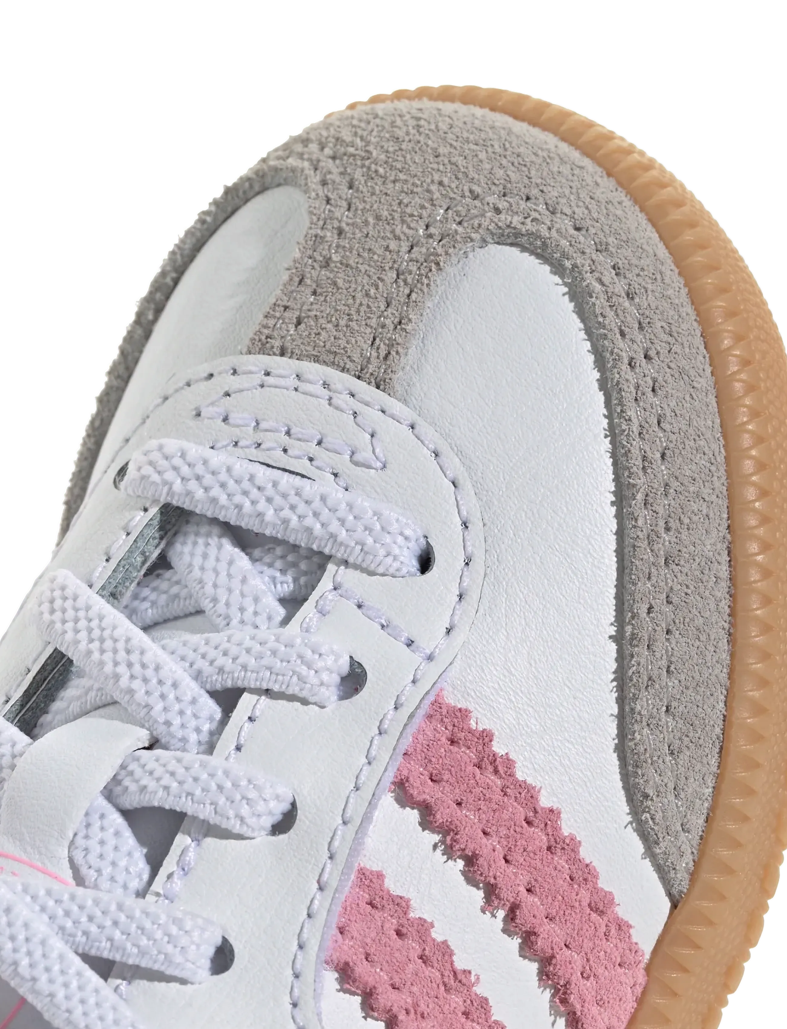 adidas Originals - SAMBA OG CF EL I - låga sneakers - ftwwht/ltpink/gum3 - 5