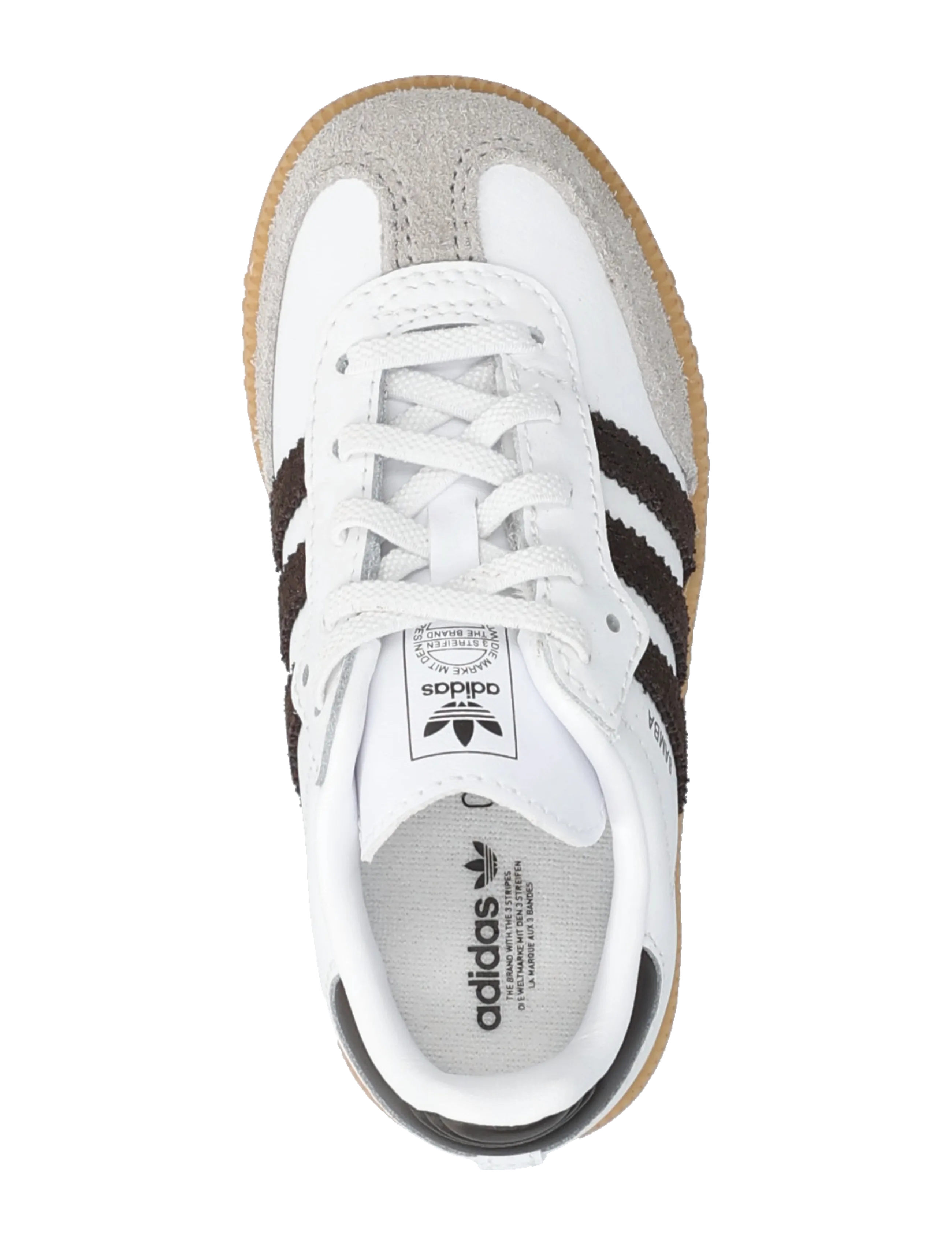 adidas Originals - SAMBA OG CF EL I - lave sneakers - ftwwht/auco/gum3 - 3