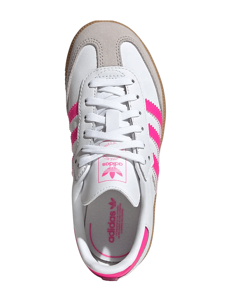 adidas Originals - SAMBA OG C - lave sneakers - ftwwht/lucpnk/gum3 - 4