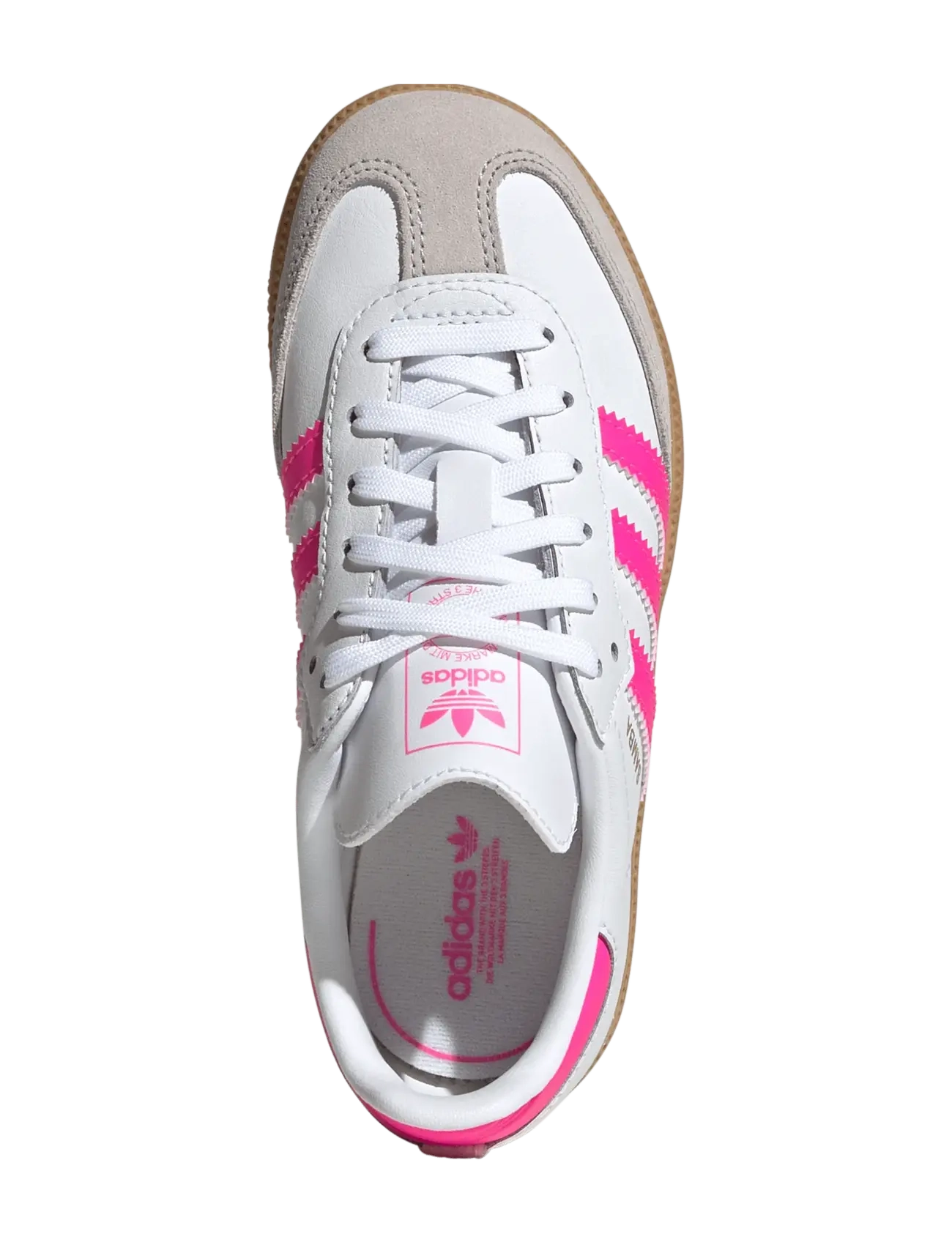 adidas Originals - SAMBA OG C - low-top sneakers - ftwwht/lucpnk/gum3 - 4