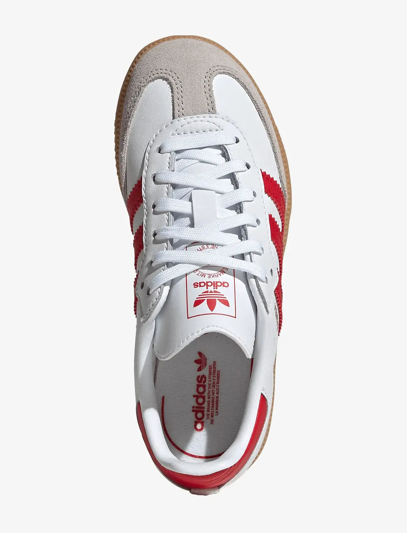 adidas Originals - SAMBA OG C - låga sneakers - ftwwht/betsca/gum3 - 4