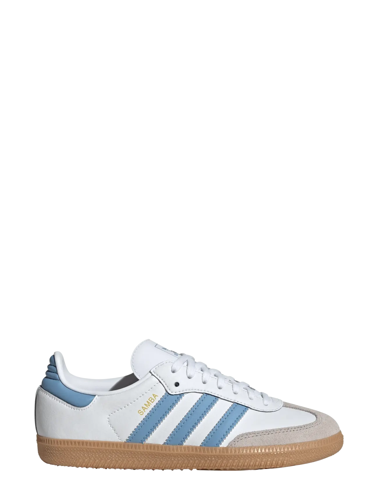 adidas Originals - SAMBA OG J - lave sneakers - ftwwht/ashblu/gum3 - 1