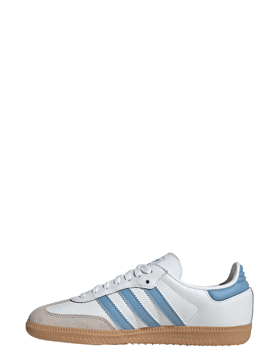 adidas Originals - SAMBA OG J - lave sneakers - ftwwht/ashblu/gum3 - 2