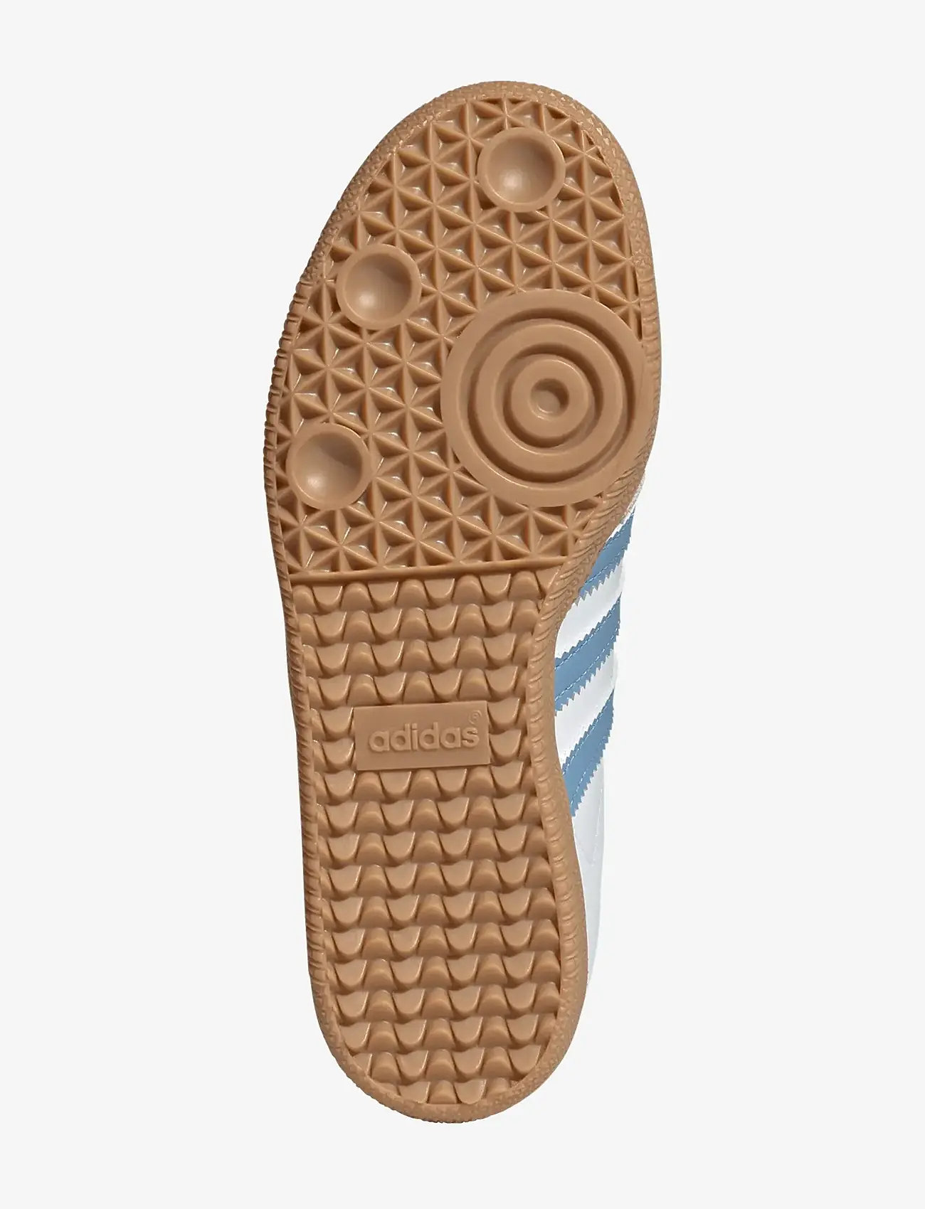 adidas Originals - SAMBA OG J - låga sneakers - ftwwht/ashblu/gum3 - 5