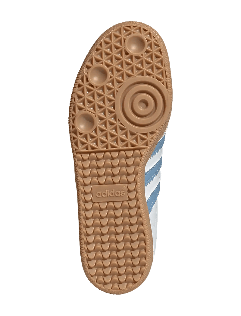 adidas Originals - SAMBA OG J - lave sneakers - ftwwht/ashblu/gum3 - 5