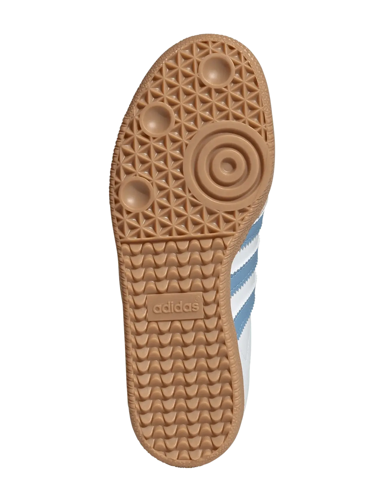 adidas Originals - SAMBA OG J - lave sneakers - ftwwht/ashblu/gum3 - 5