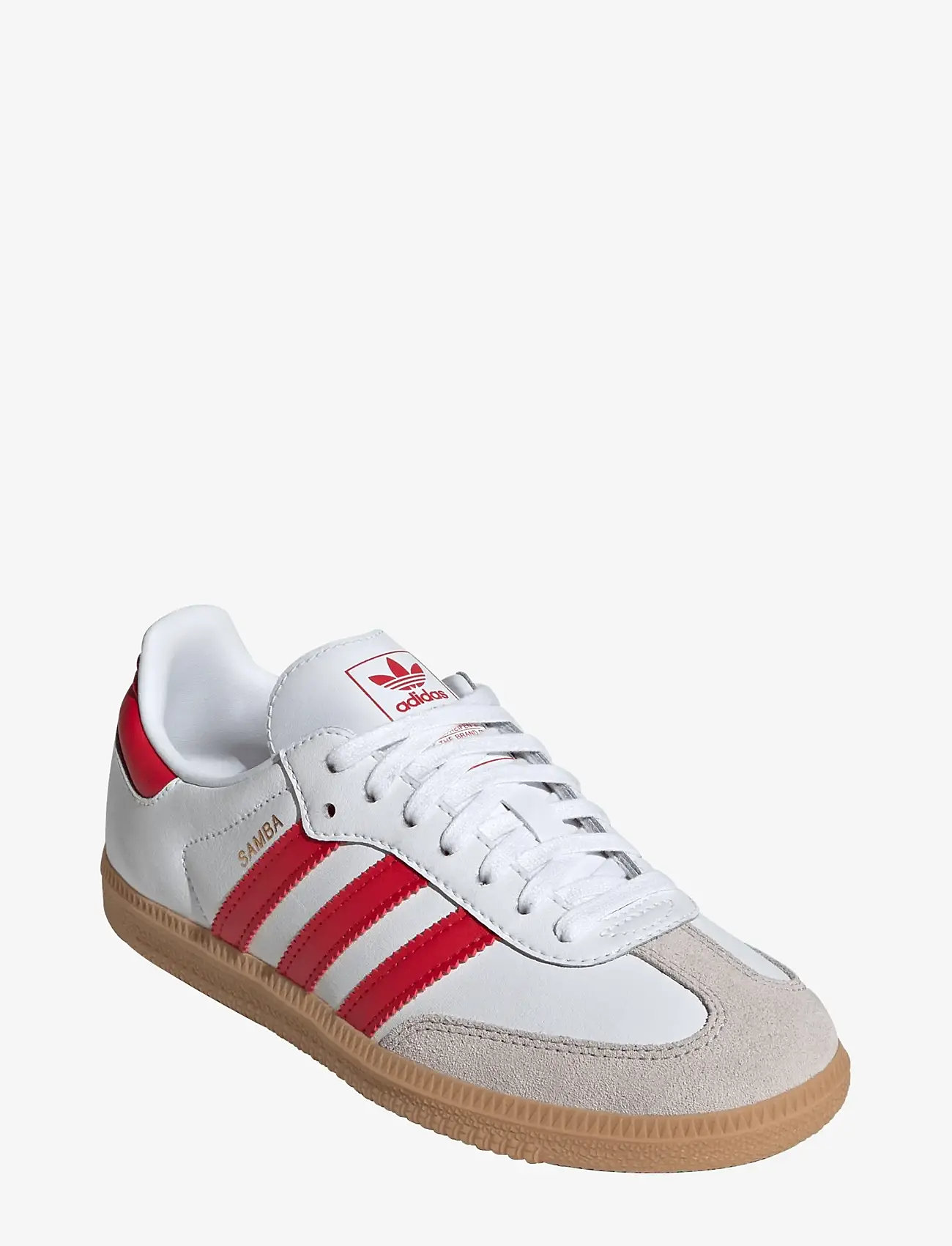 adidas Originals - SAMBA OG J - baskets basses - ftwwht/betsca/gum3 - 0