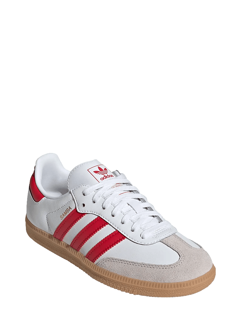 adidas Originals - SAMBA OG J - baskets basses - ftwwht/betsca/gum3 - 0